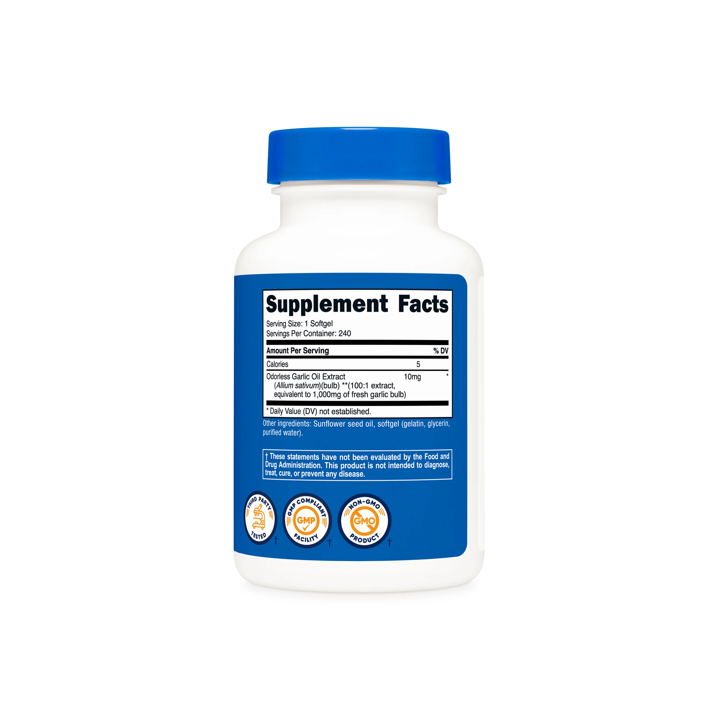 Nutricost Garlic Softgels - Image 2