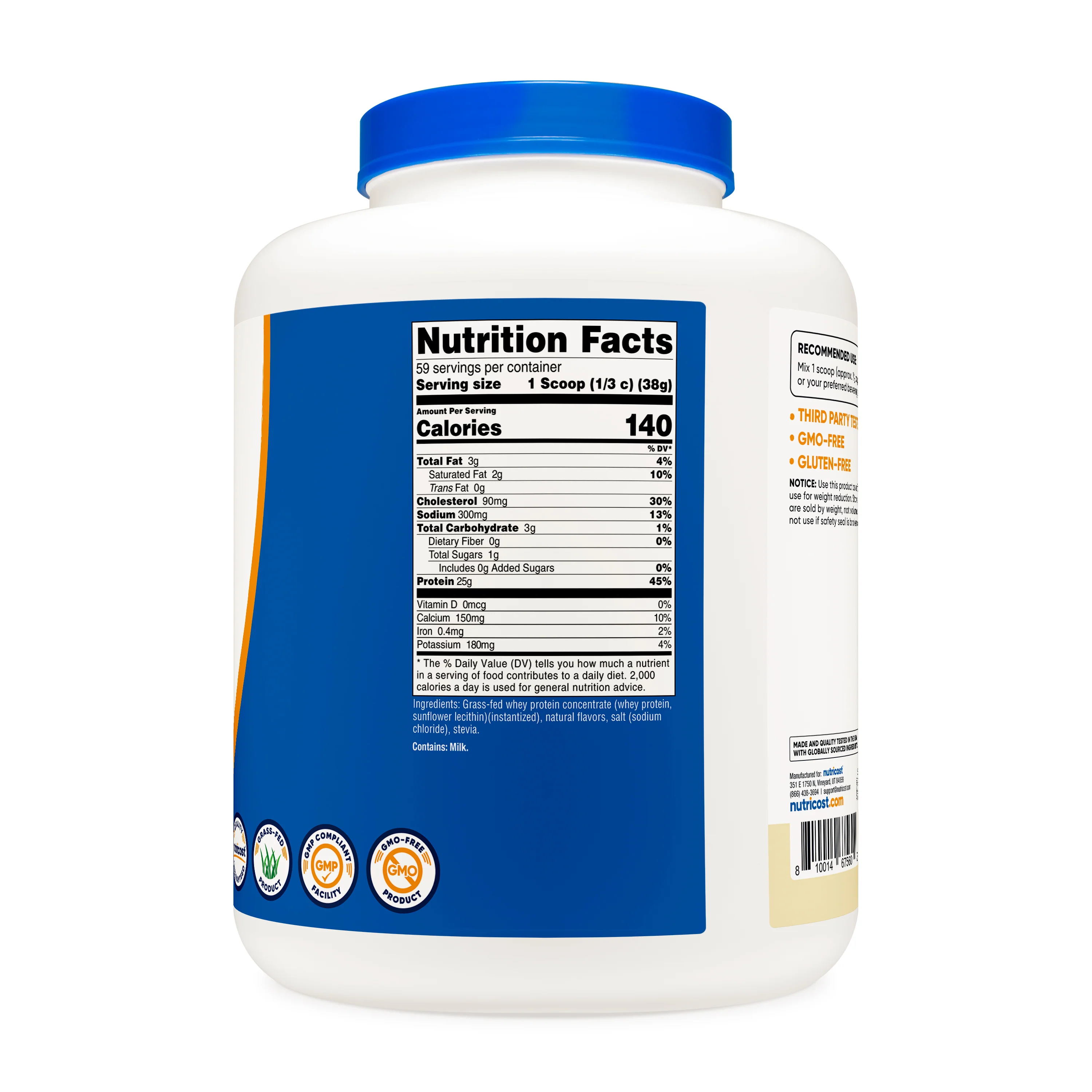Nutricost Grass-Fed Whey Protein Concentrate Powder - Image 20