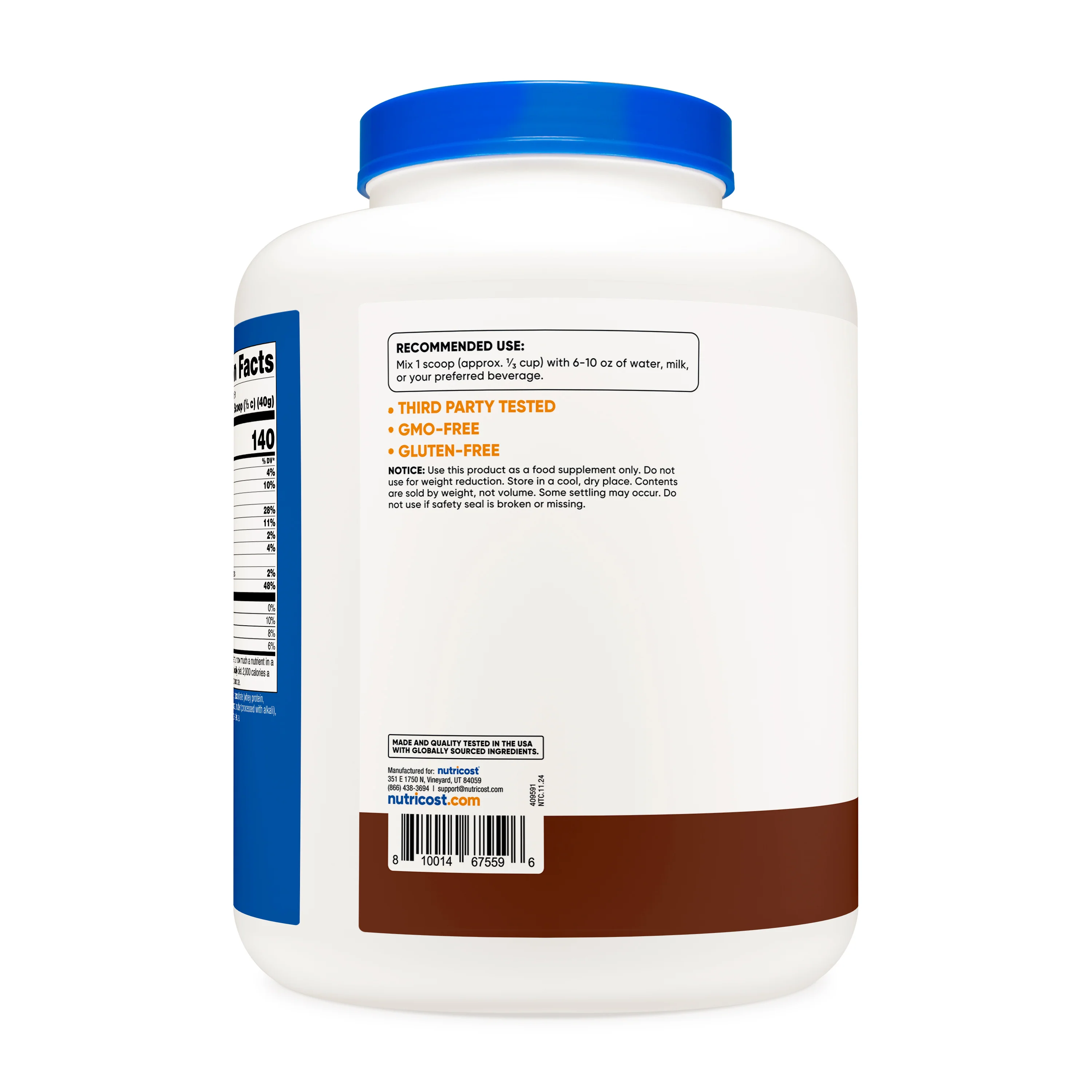 Nutricost Grass-Fed Whey Protein Concentrate Powder - Image 8