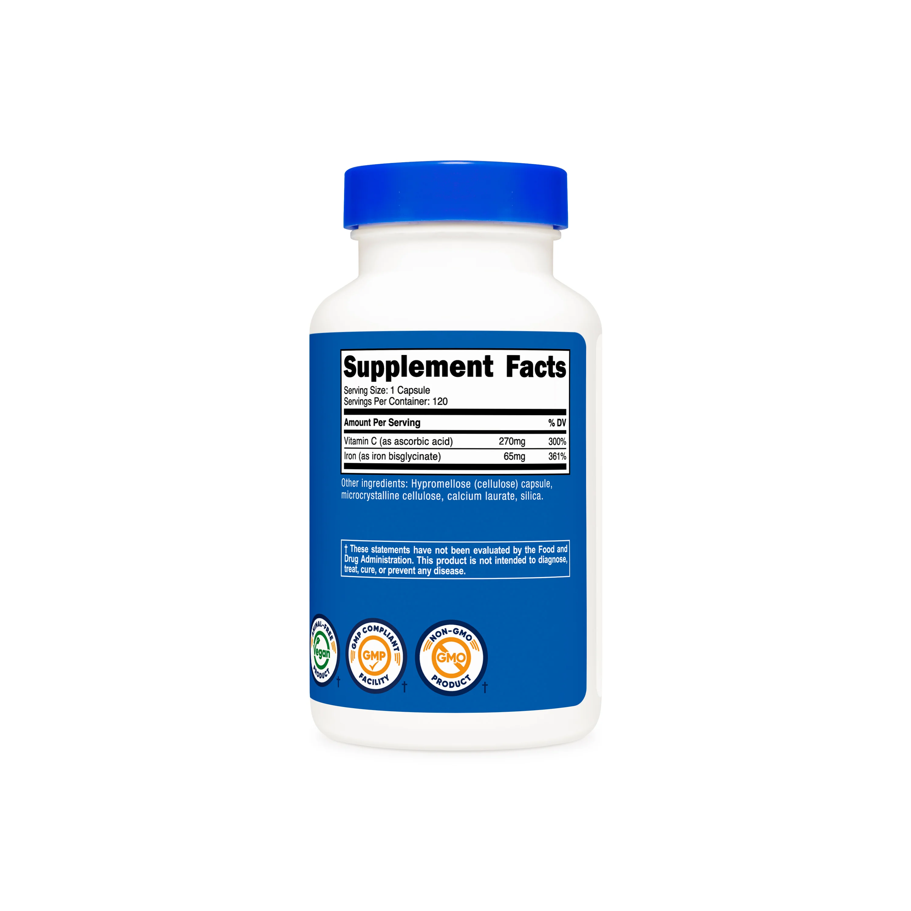 Nutricost Iron with Vitamin C - Image 2