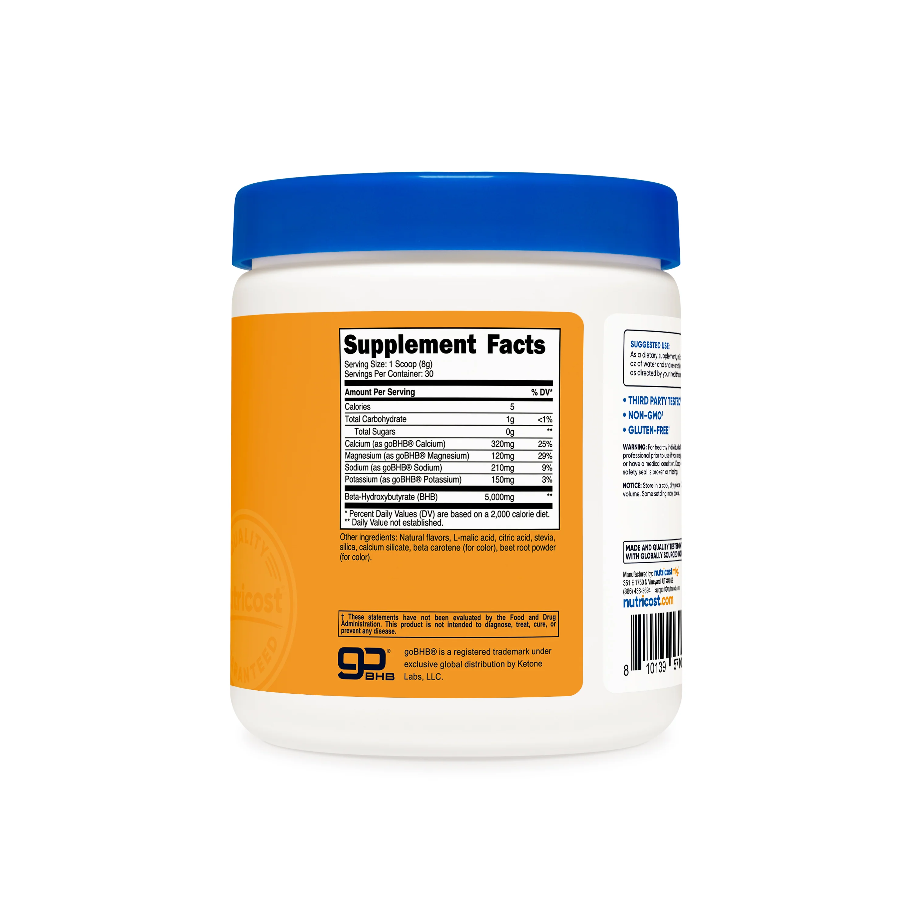 Nutricost Ketone BHB Salt 4-in-1 Powder - Image 5