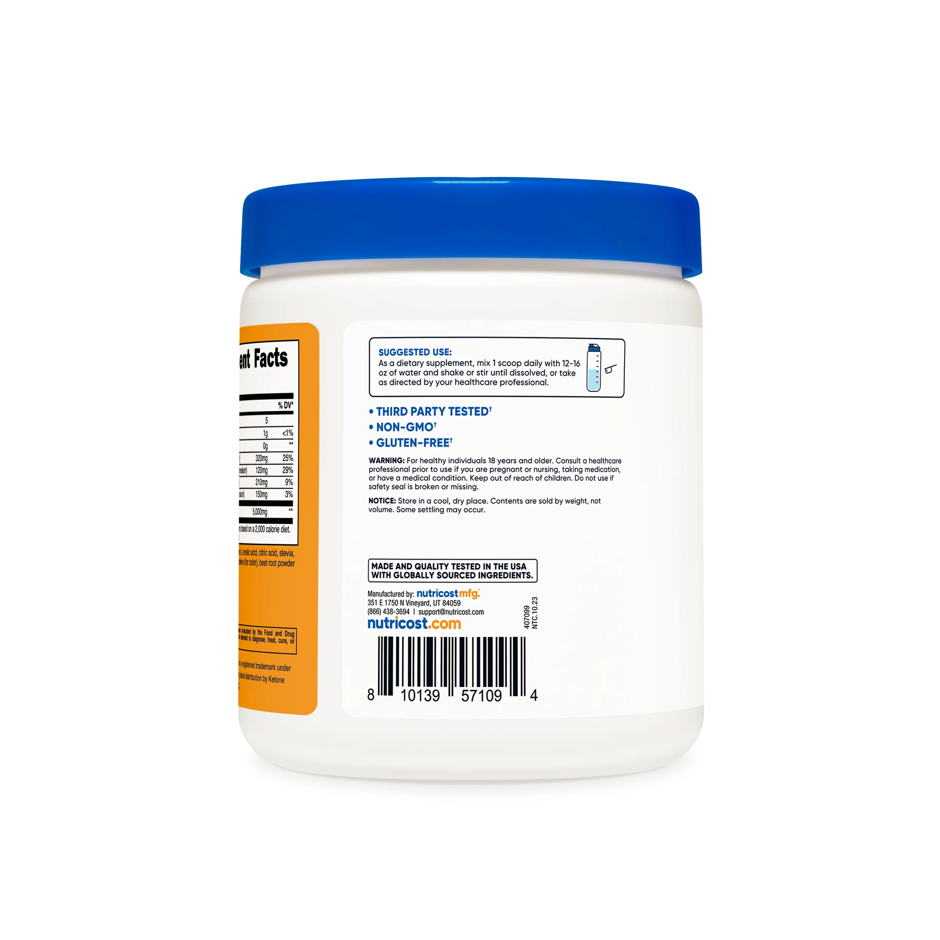 Nutricost Ketone BHB Salt 4-in-1 Powder - Image 6