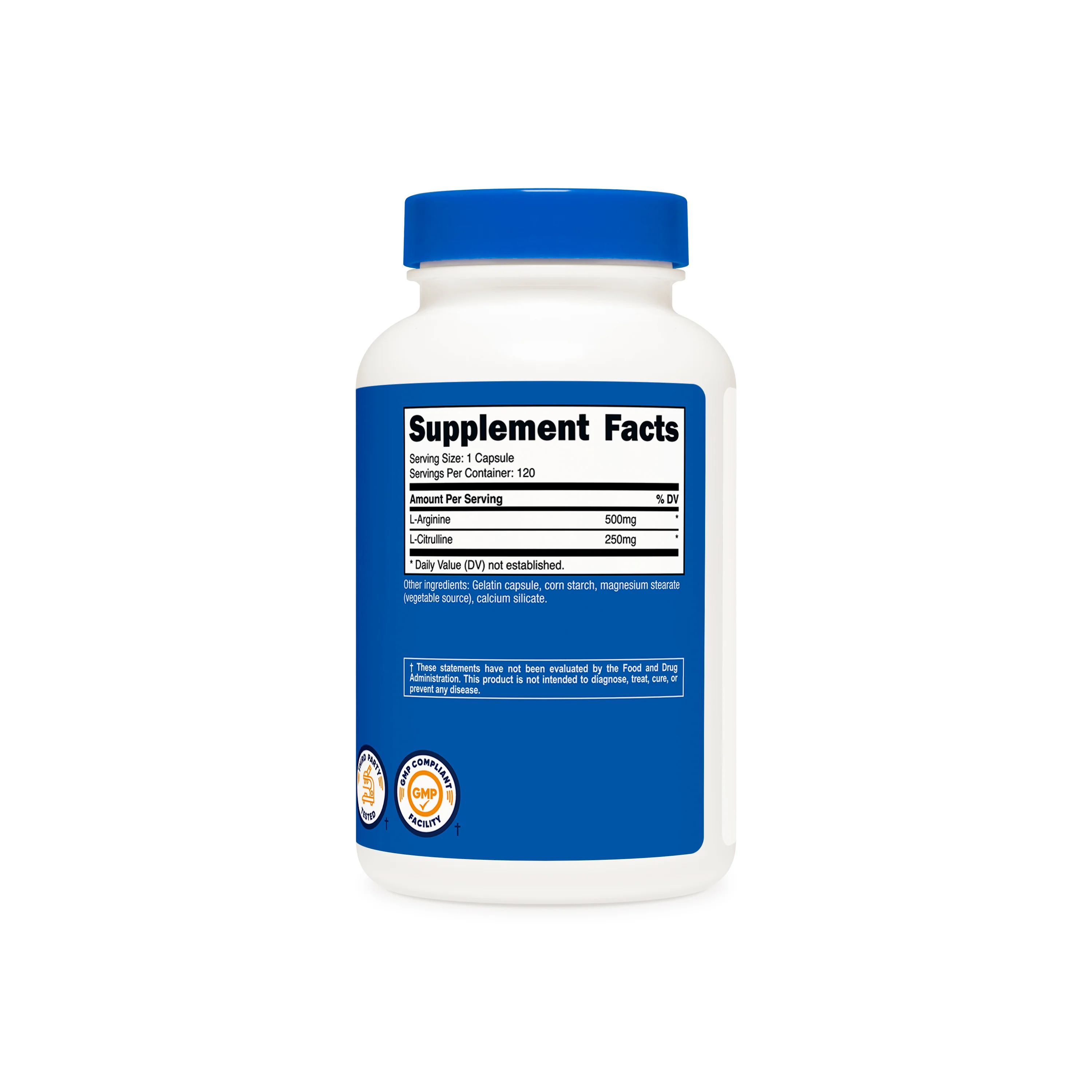 Nutricost L-Arginine L-Citrulline Complex Capsules - Image 2