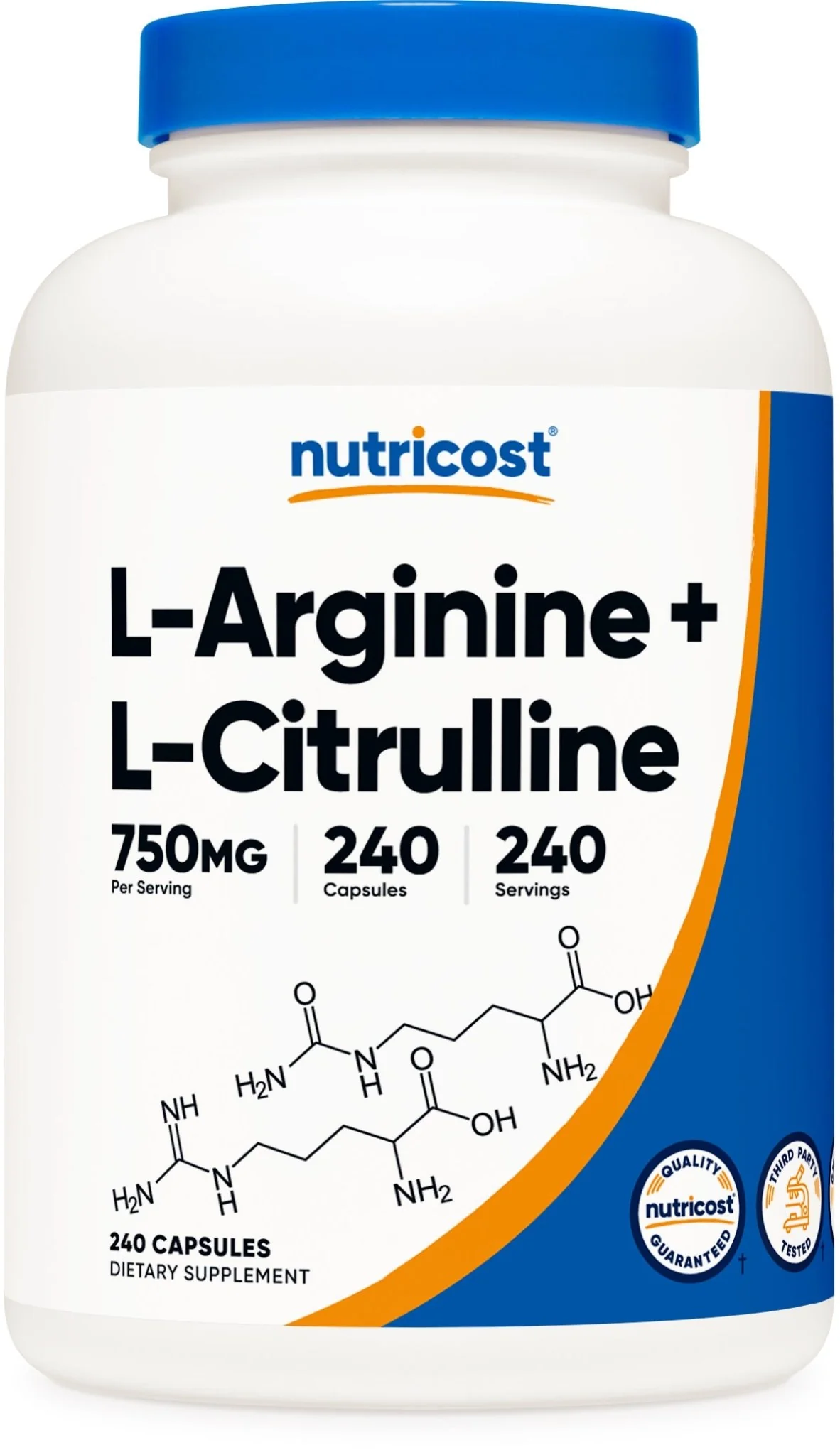 Nutricost L-Arginine L-Citrulline Complex Capsules - Image 3