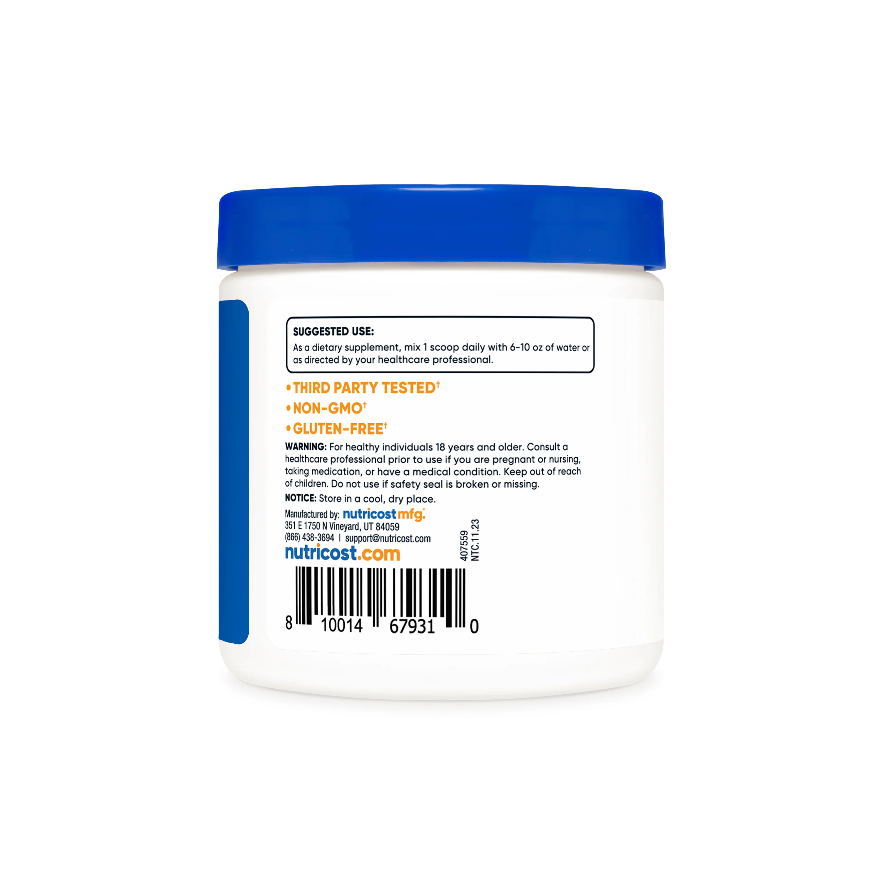 Nutricost L-Carnitine Tartrate Powder - Image 3