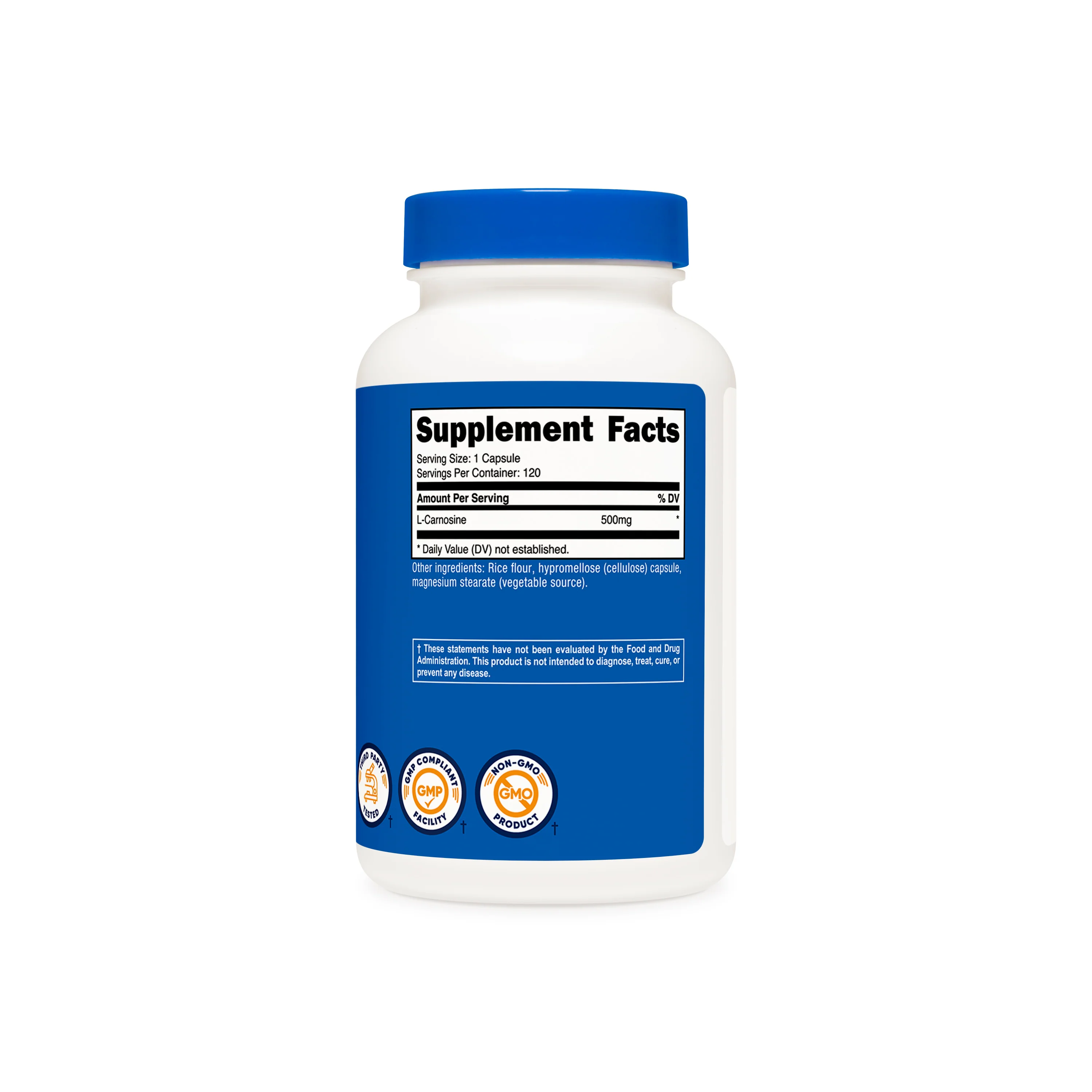 Nutricost L-Carnosine Capsules - Image 2