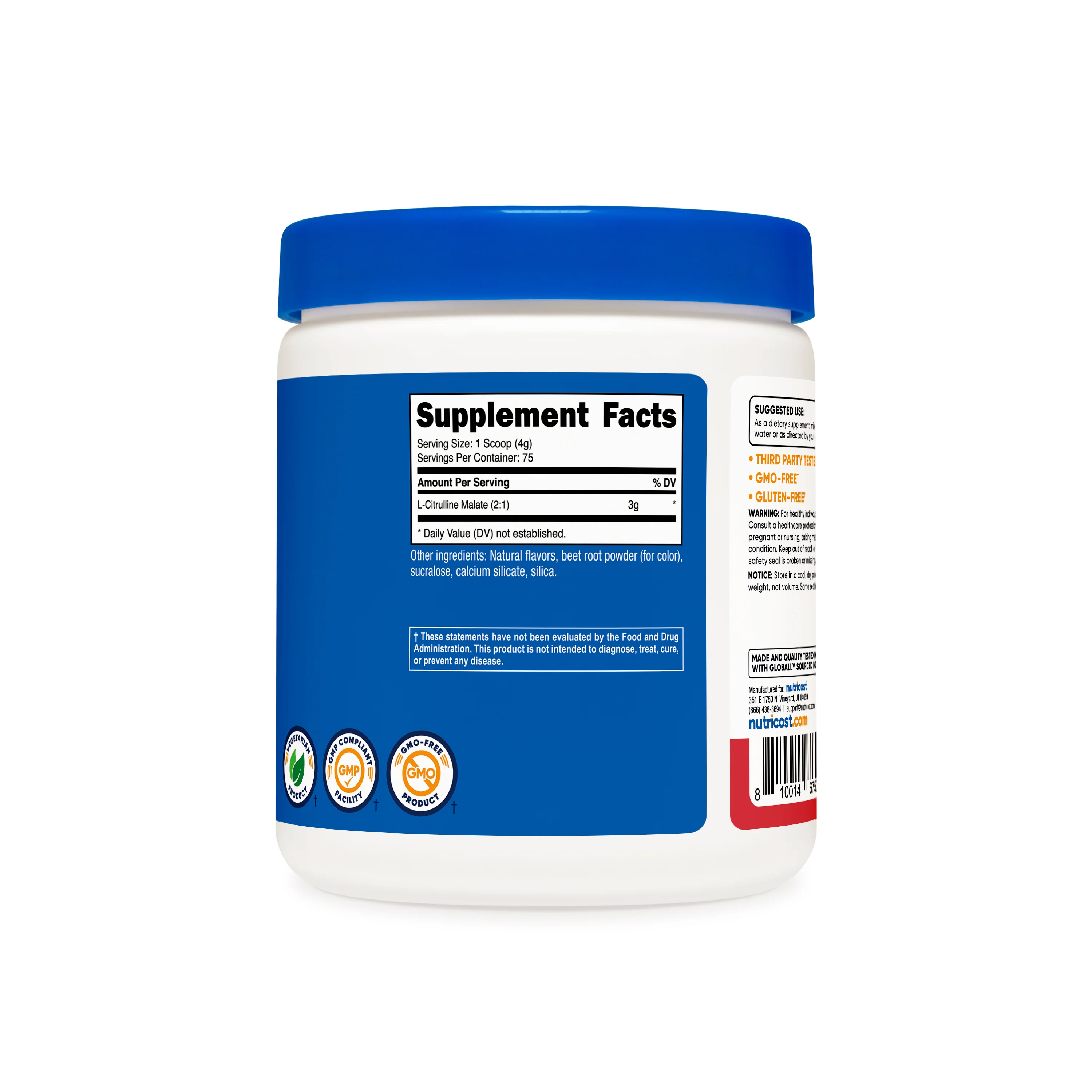 Nutricost L-Citrulline Malate (2:1) Flavored Powder - Image 17