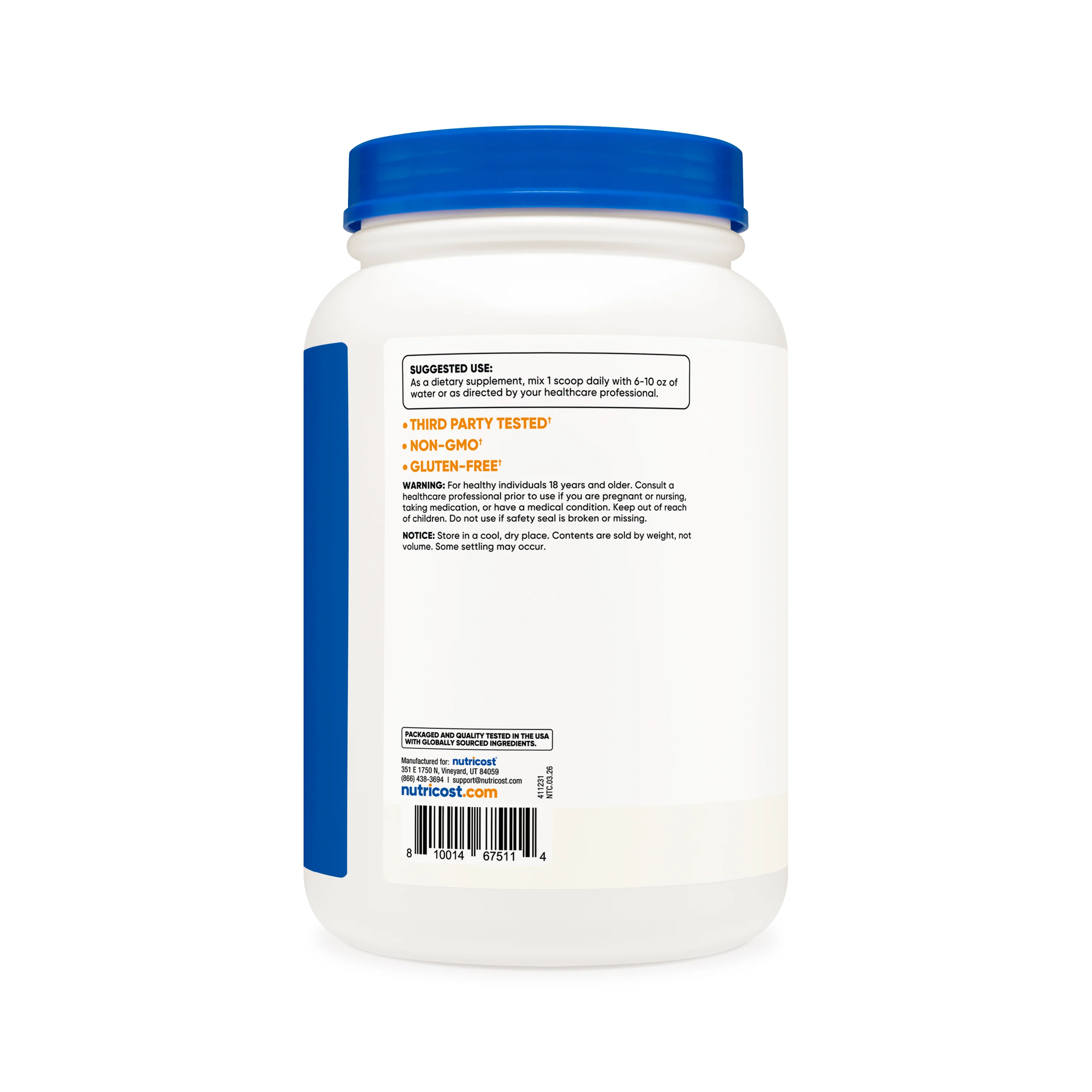 Nutricost L-Citrulline Malate (2:1) Unflavored Powder - Image 8