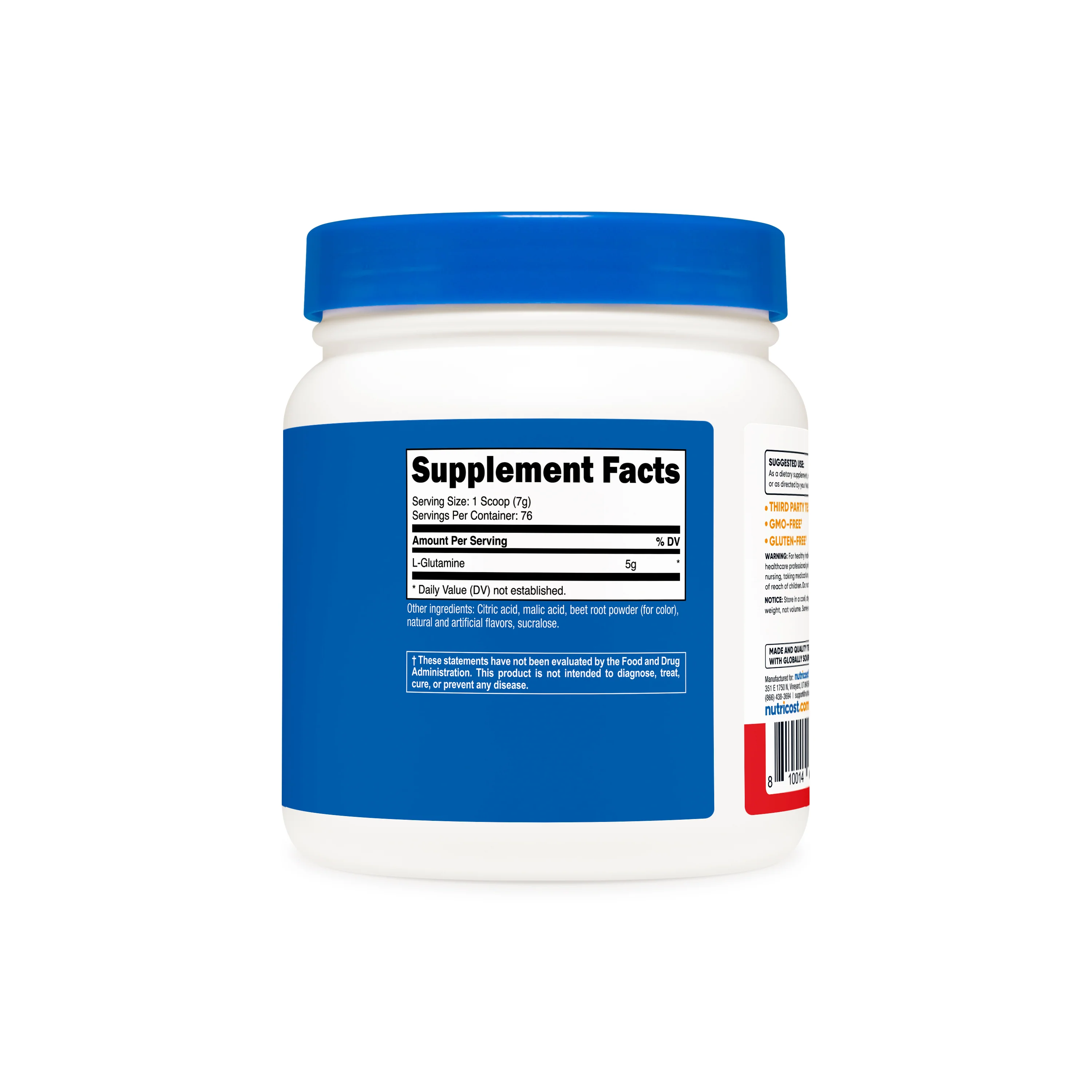 Nutricost L-Glutamine Powder - Image 11