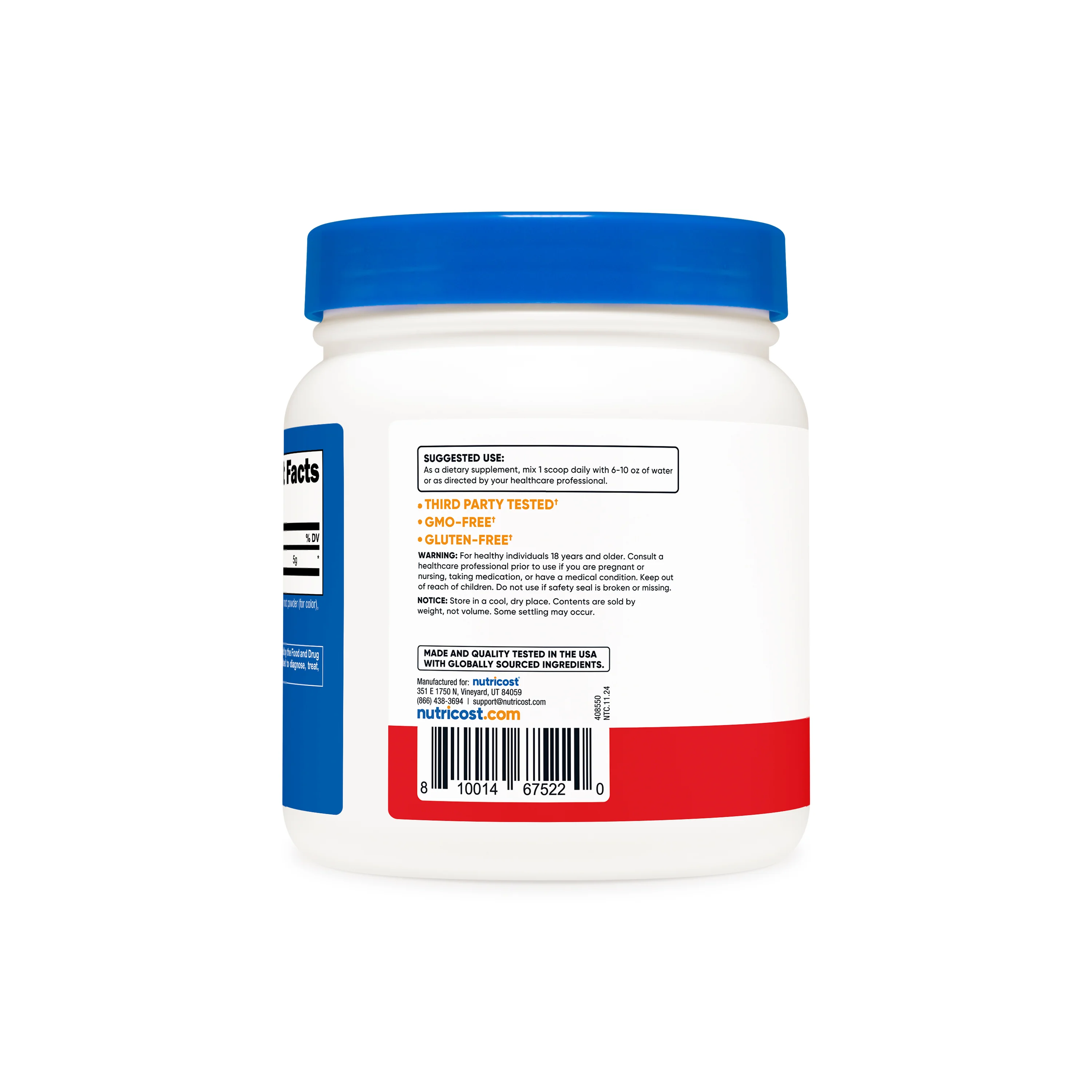 Nutricost L-Glutamine Powder - Image 12