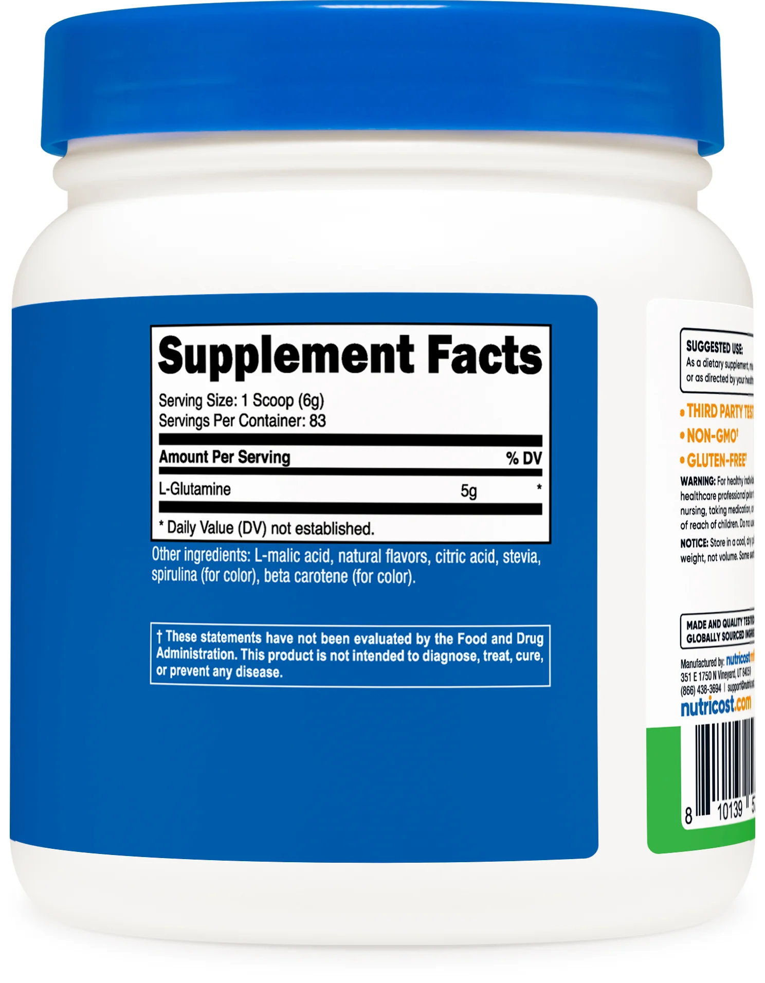 Nutricost L-Glutamine Powder - Image 17