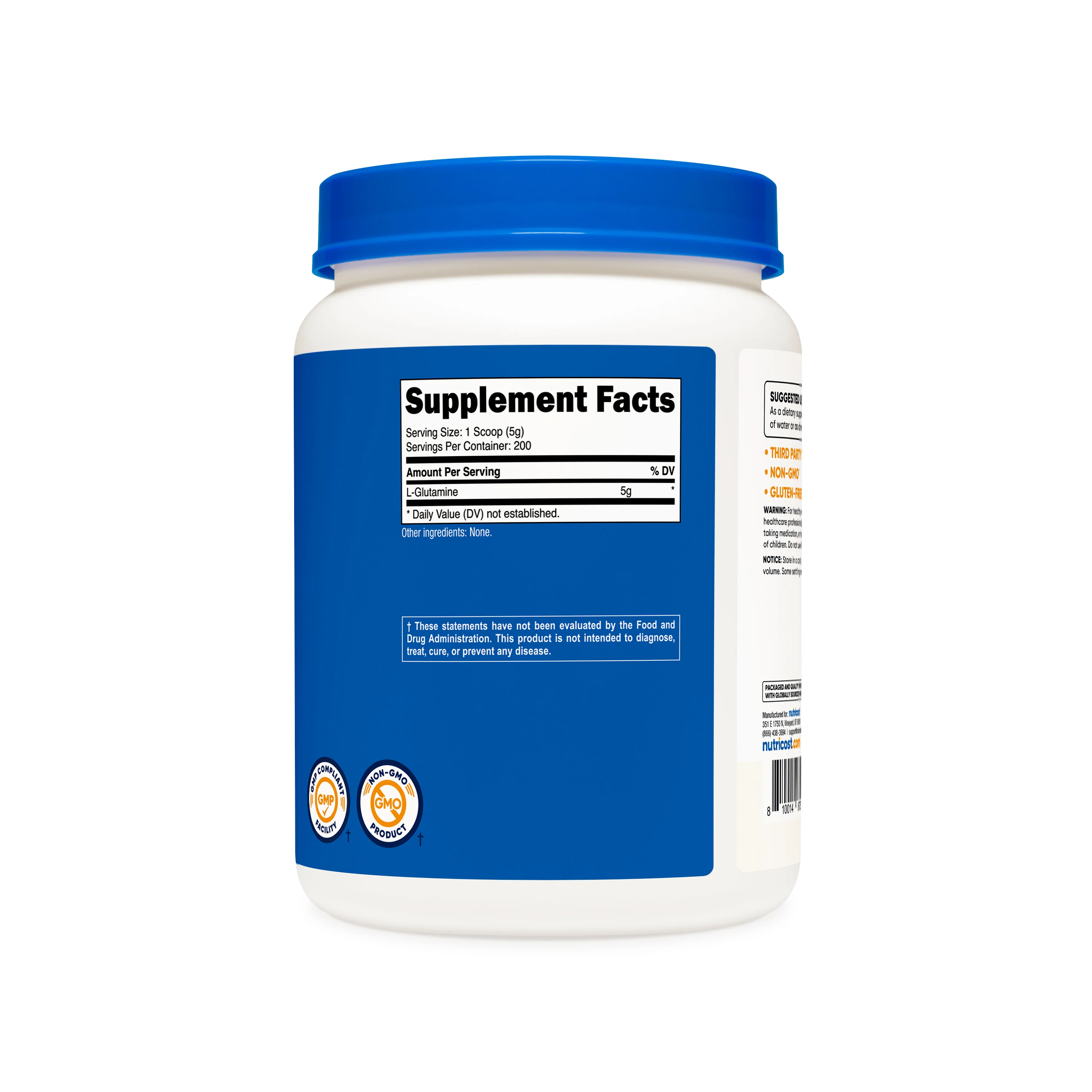 Nutricost L-Glutamine Powder - Image 20
