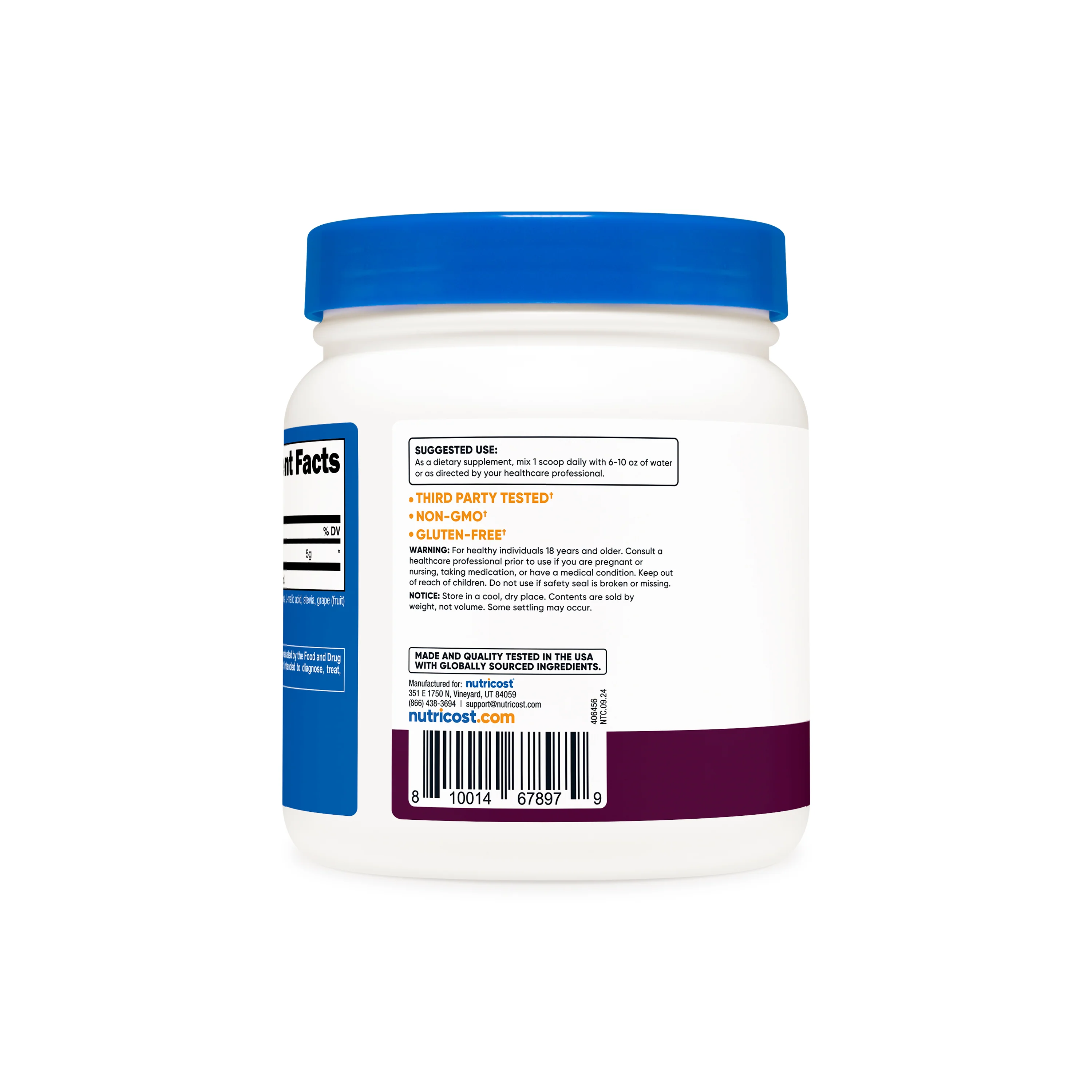 Nutricost L-Glutamine Powder - Image 24