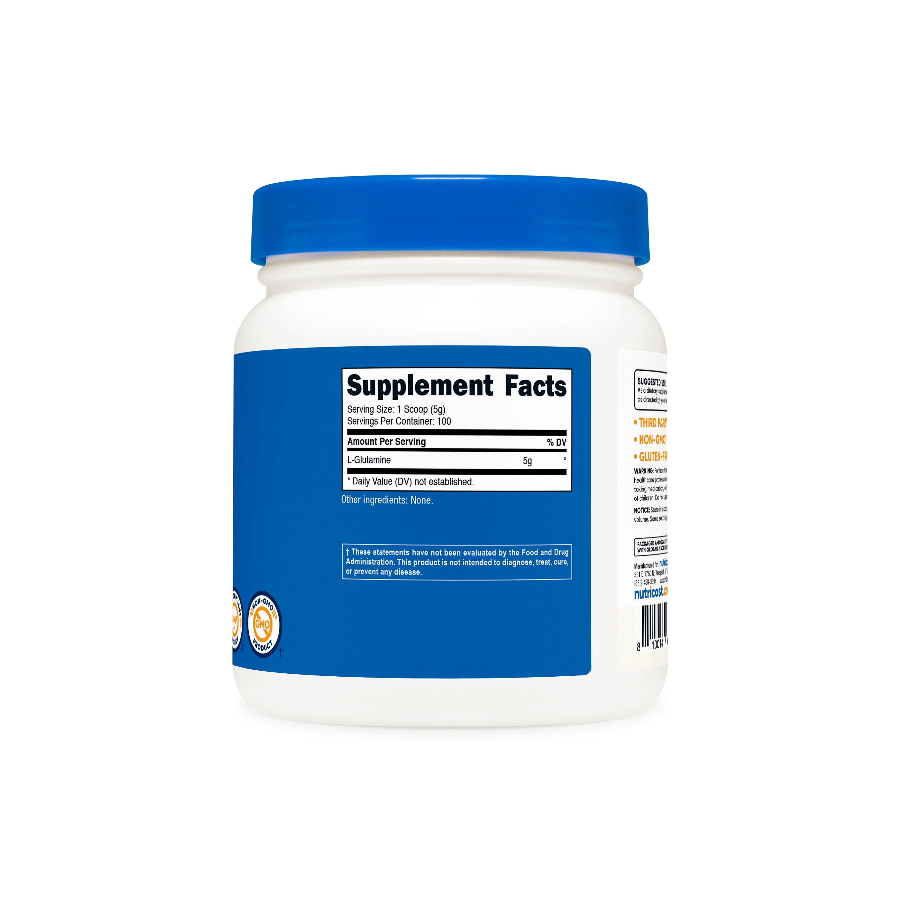 Nutricost L-Glutamine Powder - Image 26