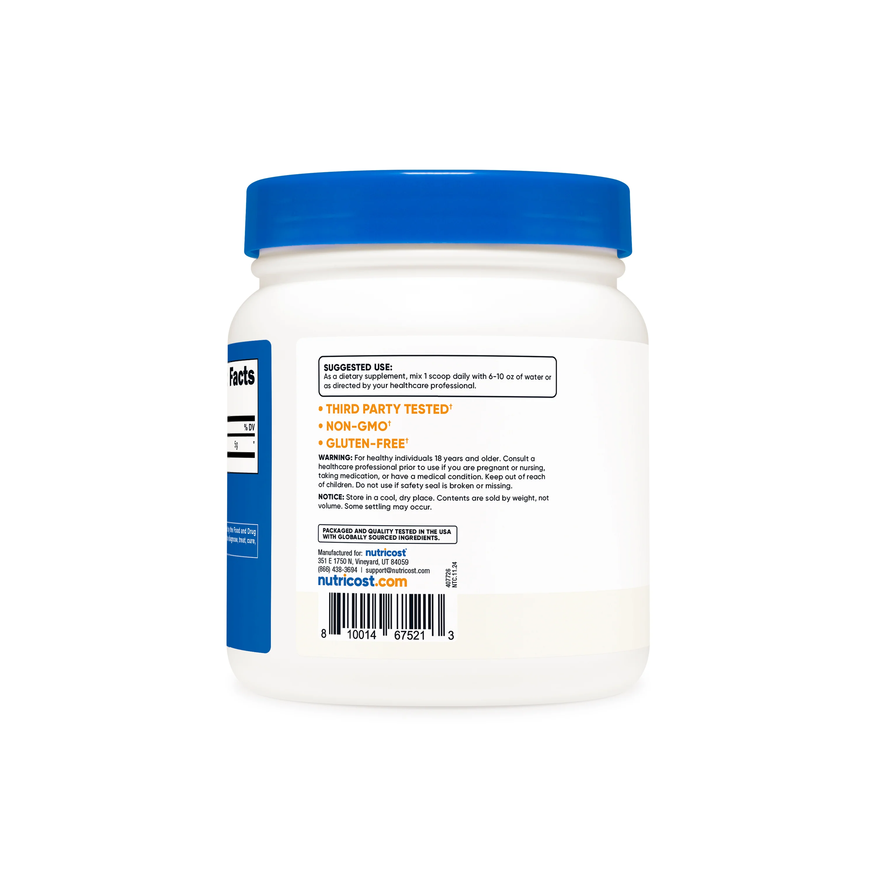 Nutricost L-Glutamine Powder - Image 27