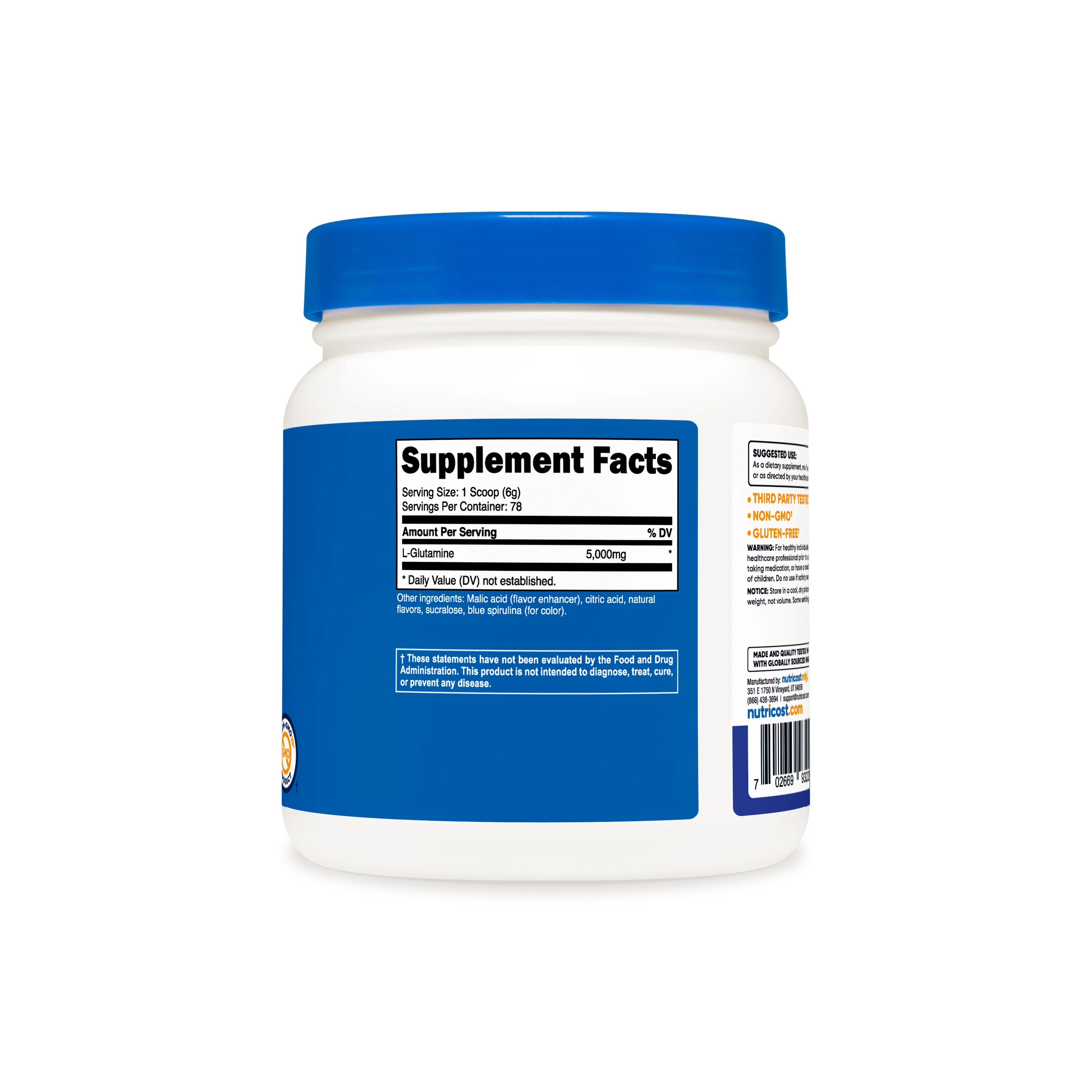 Nutricost L-Glutamine Powder - Image 8