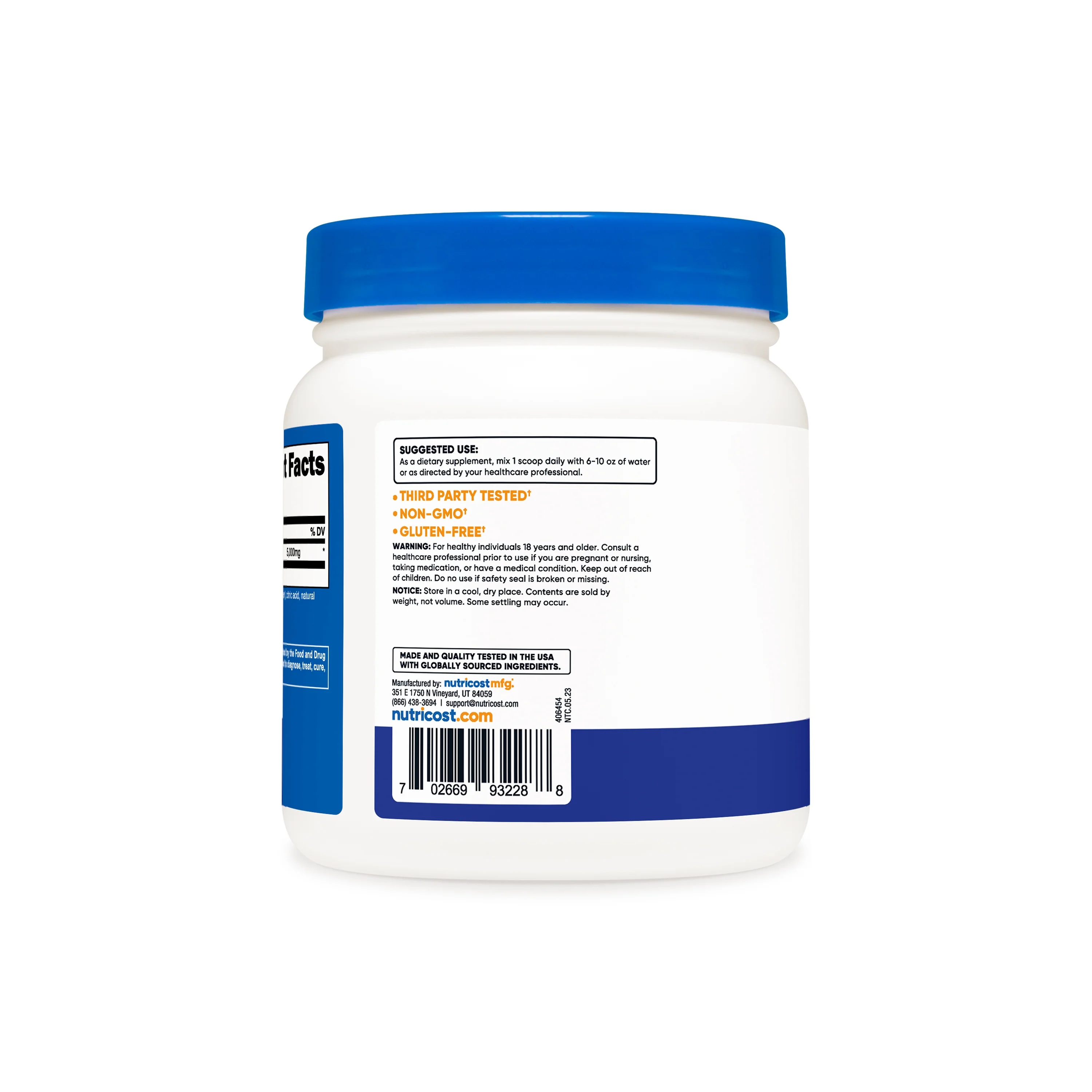 Nutricost L-Glutamine Powder - Image 9