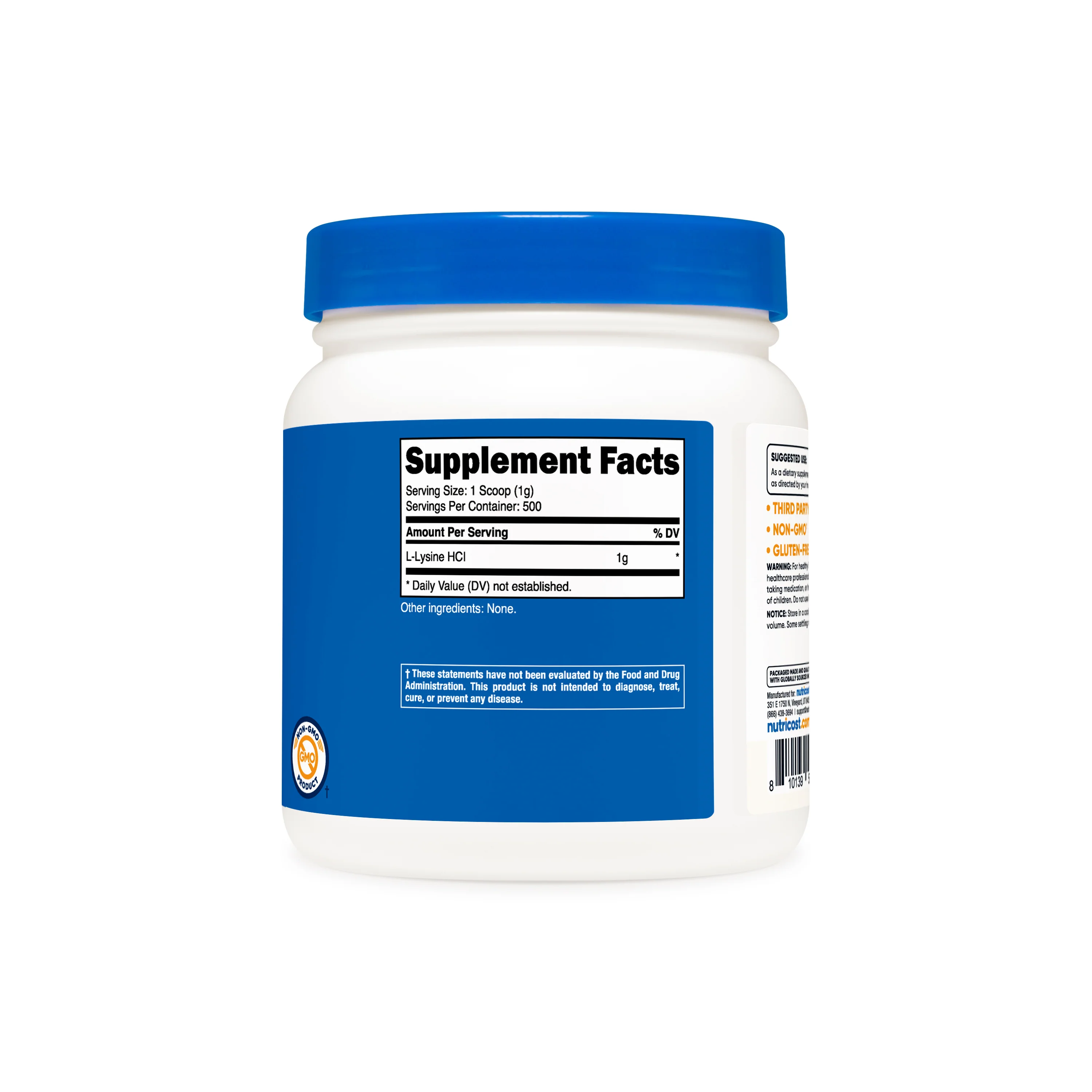 Nutricost L-Lysine Powder - Image 2
