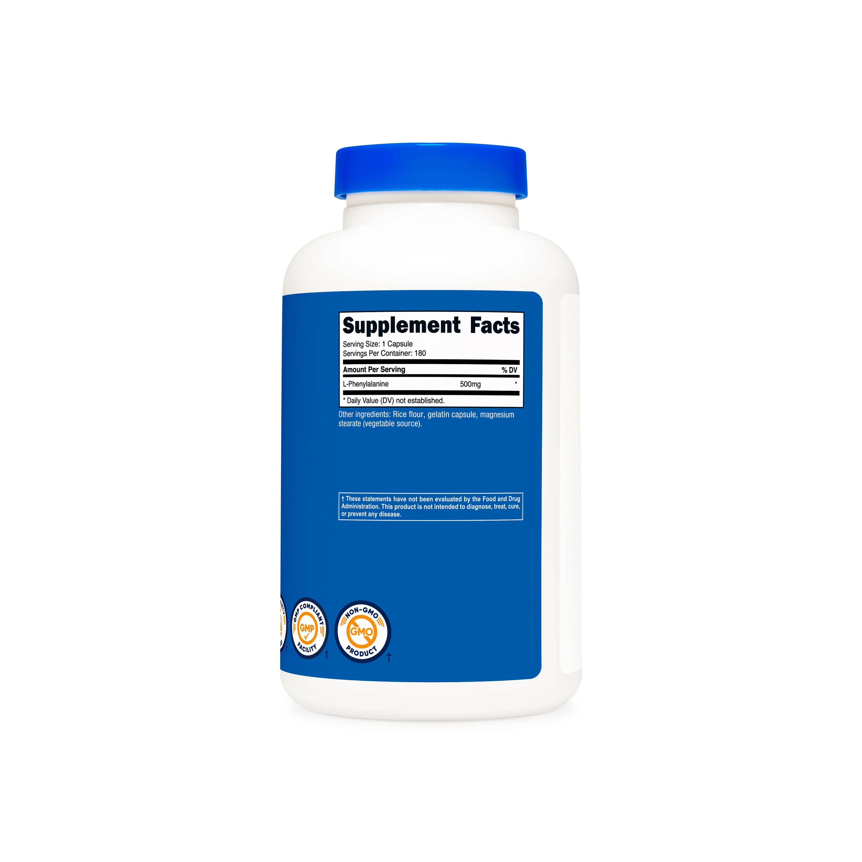 Nutricost L-Phenylalanine Capsules - Image 2