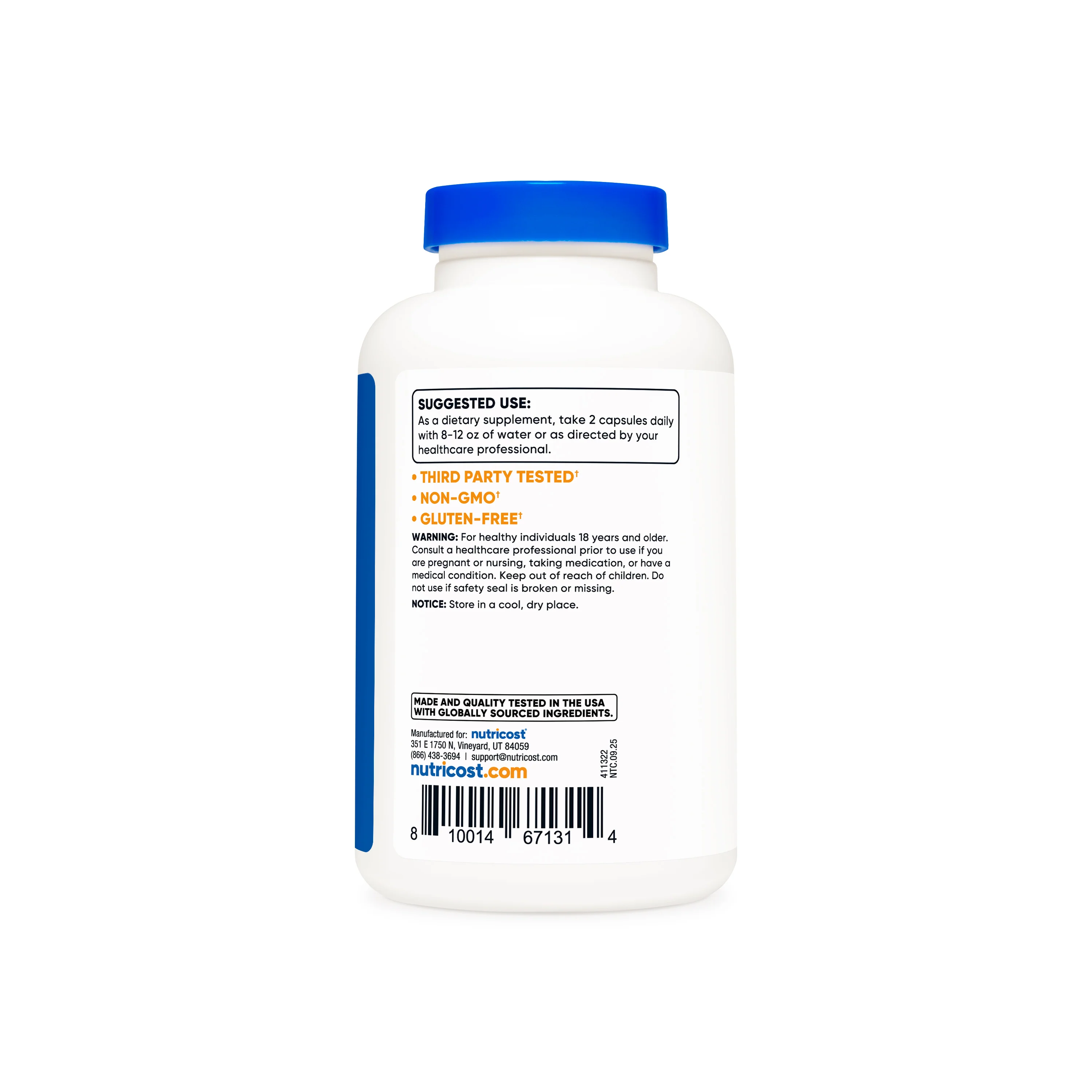 Nutricost L-Proline Capsules - Image 3