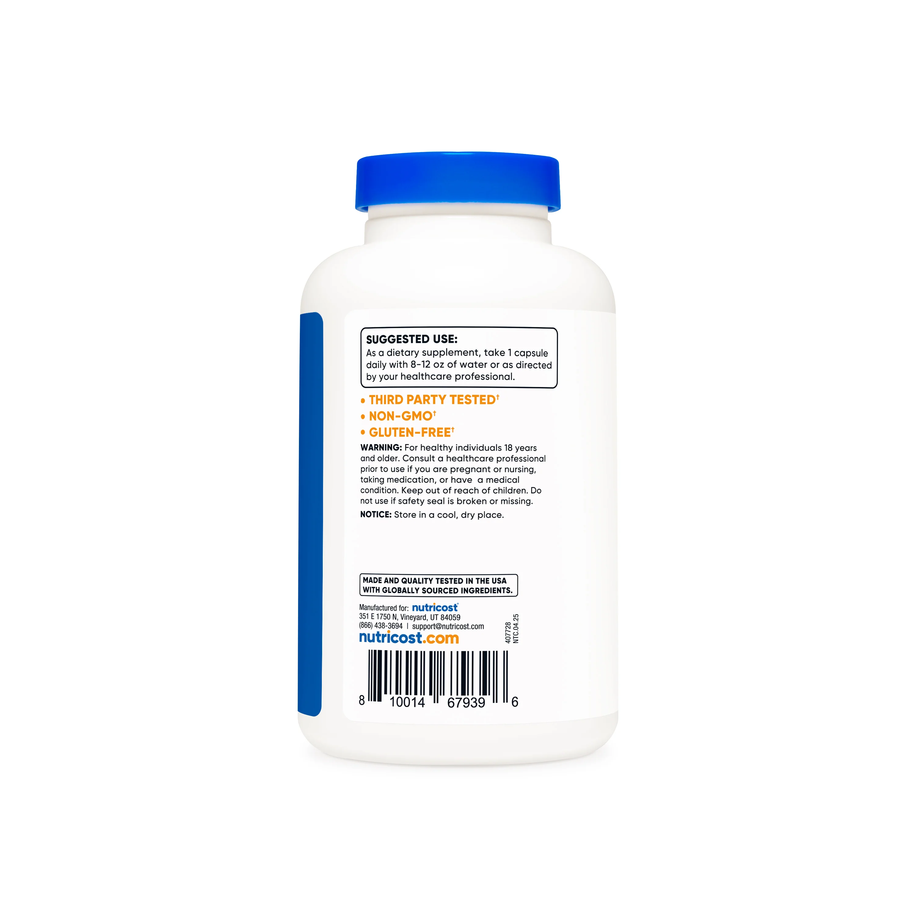 Nutricost L-Tyrosine Capsules - Image 3