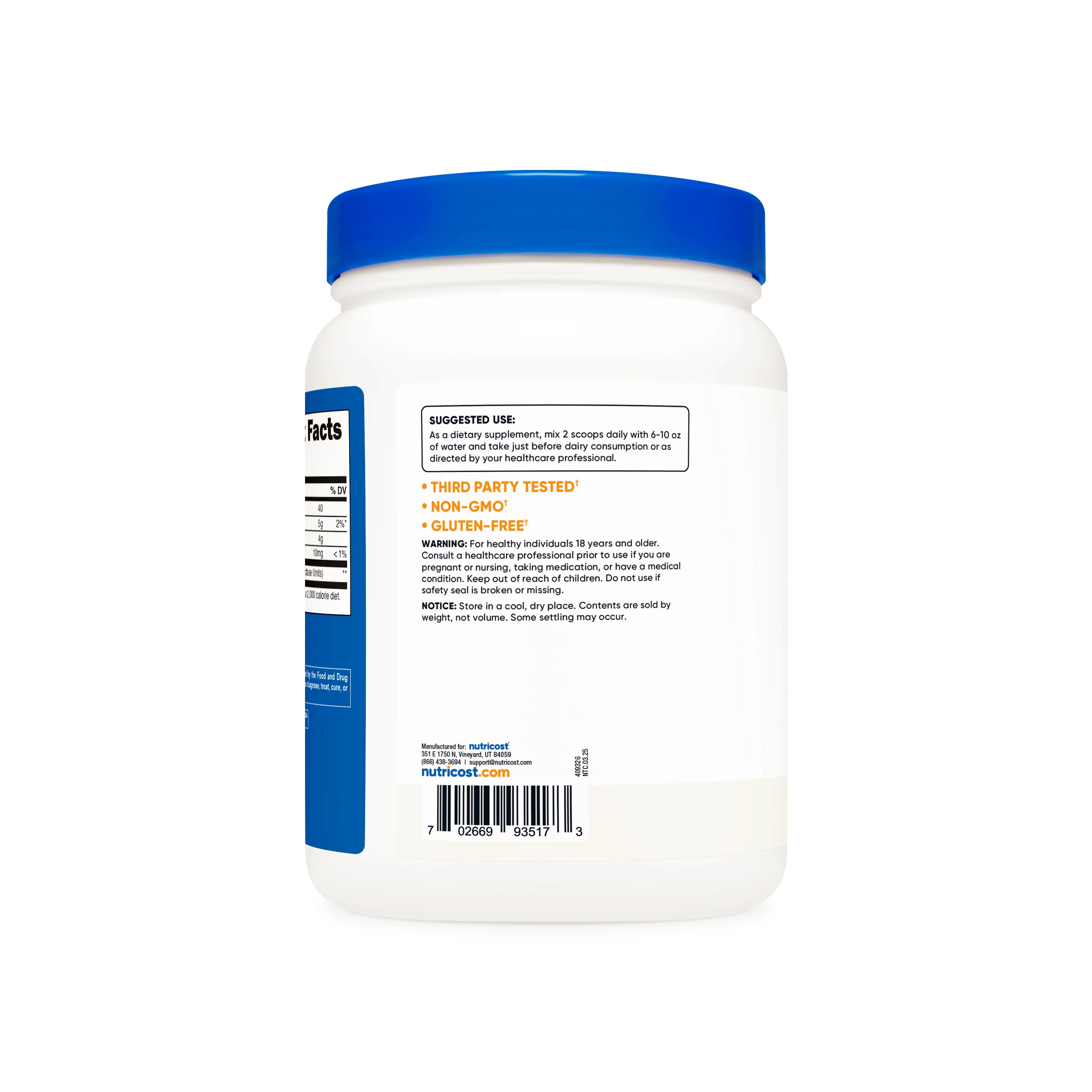 Nutricost Lactase Powder - Image 3