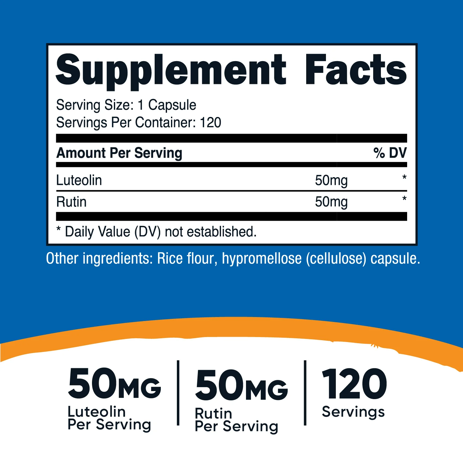 Nutricost Luteolin with Rutin Complex Capsules - Image 2