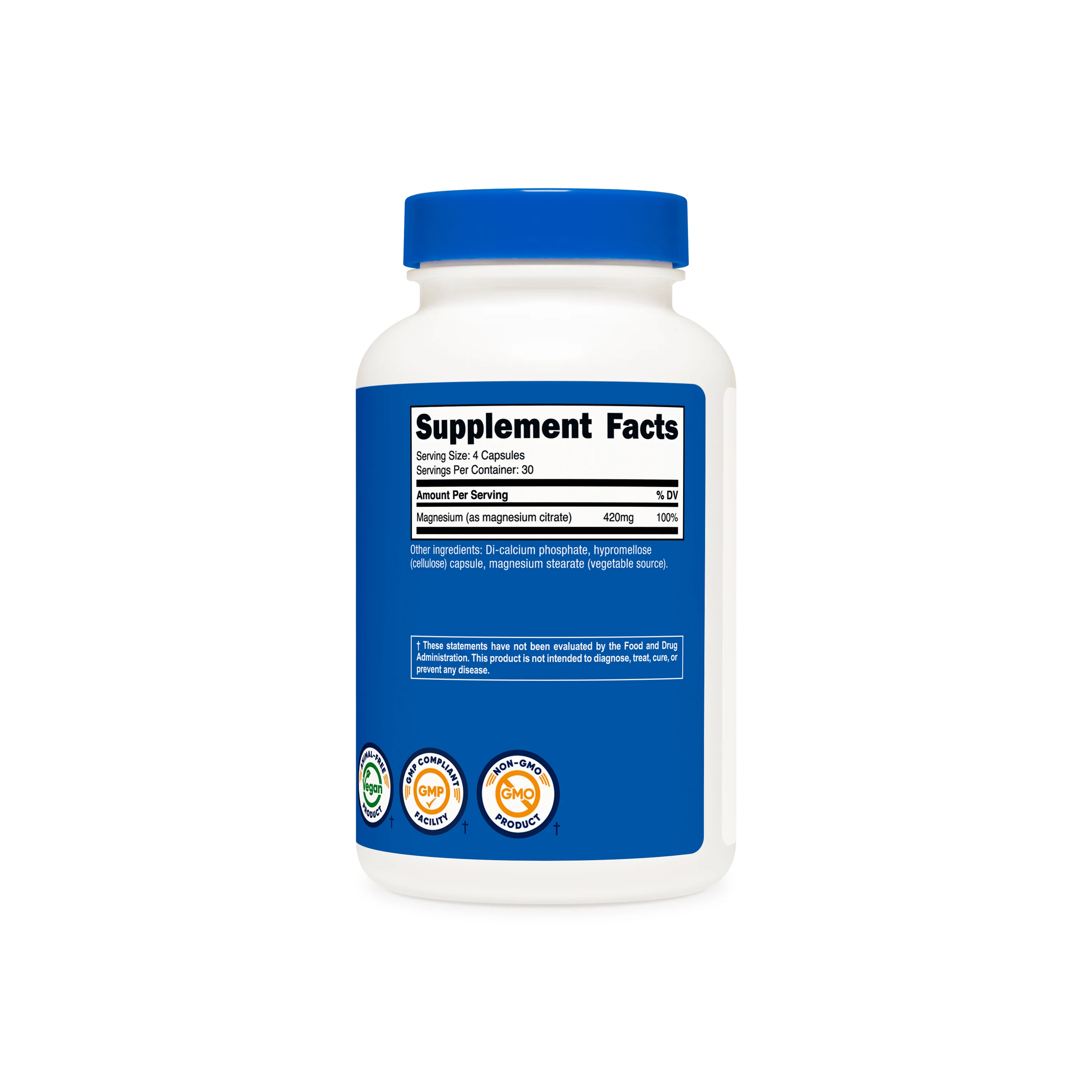 Nutricost Magnesium Citrate Capsules - Image 2