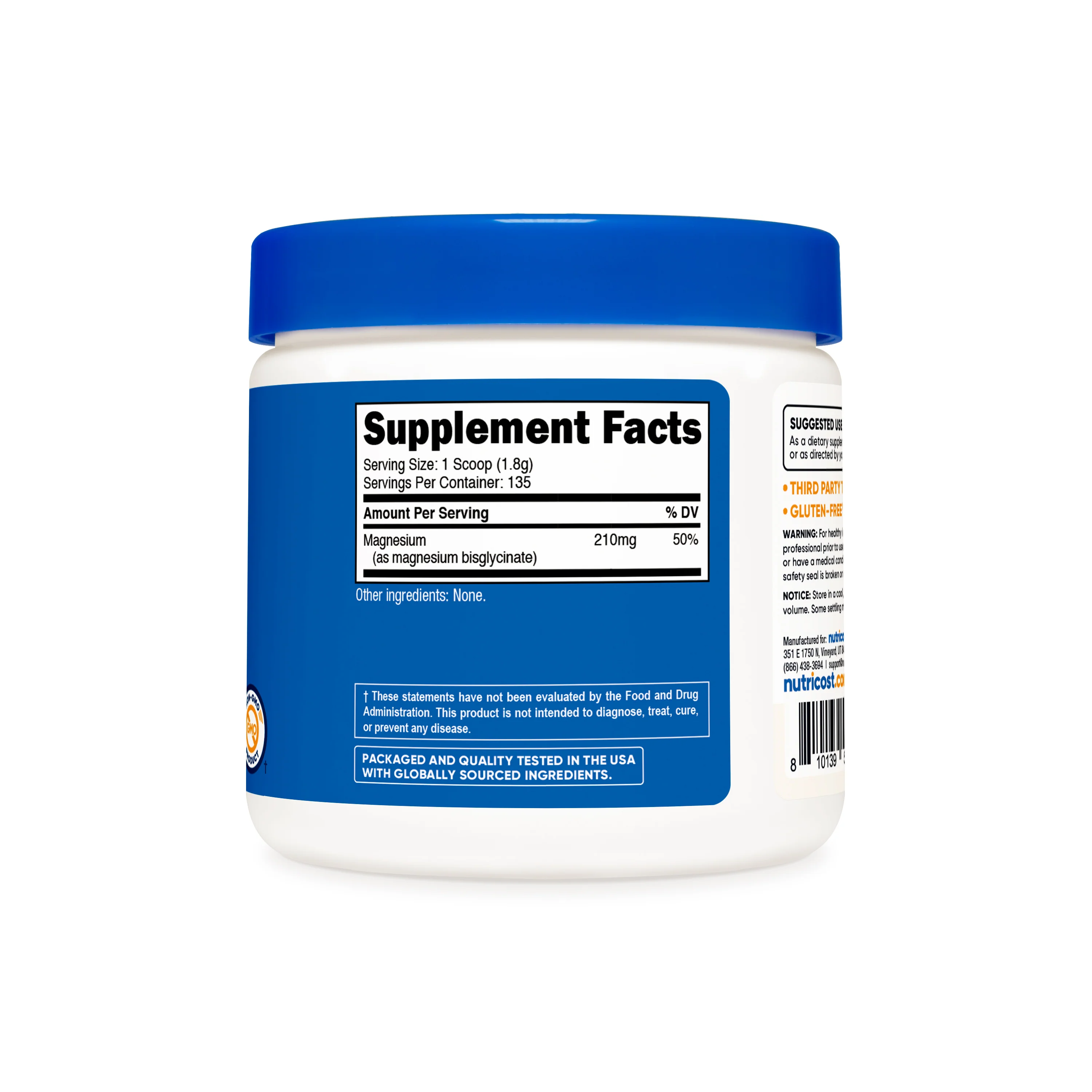 Nutricost Magnesium Glycinate Powder - Image 2