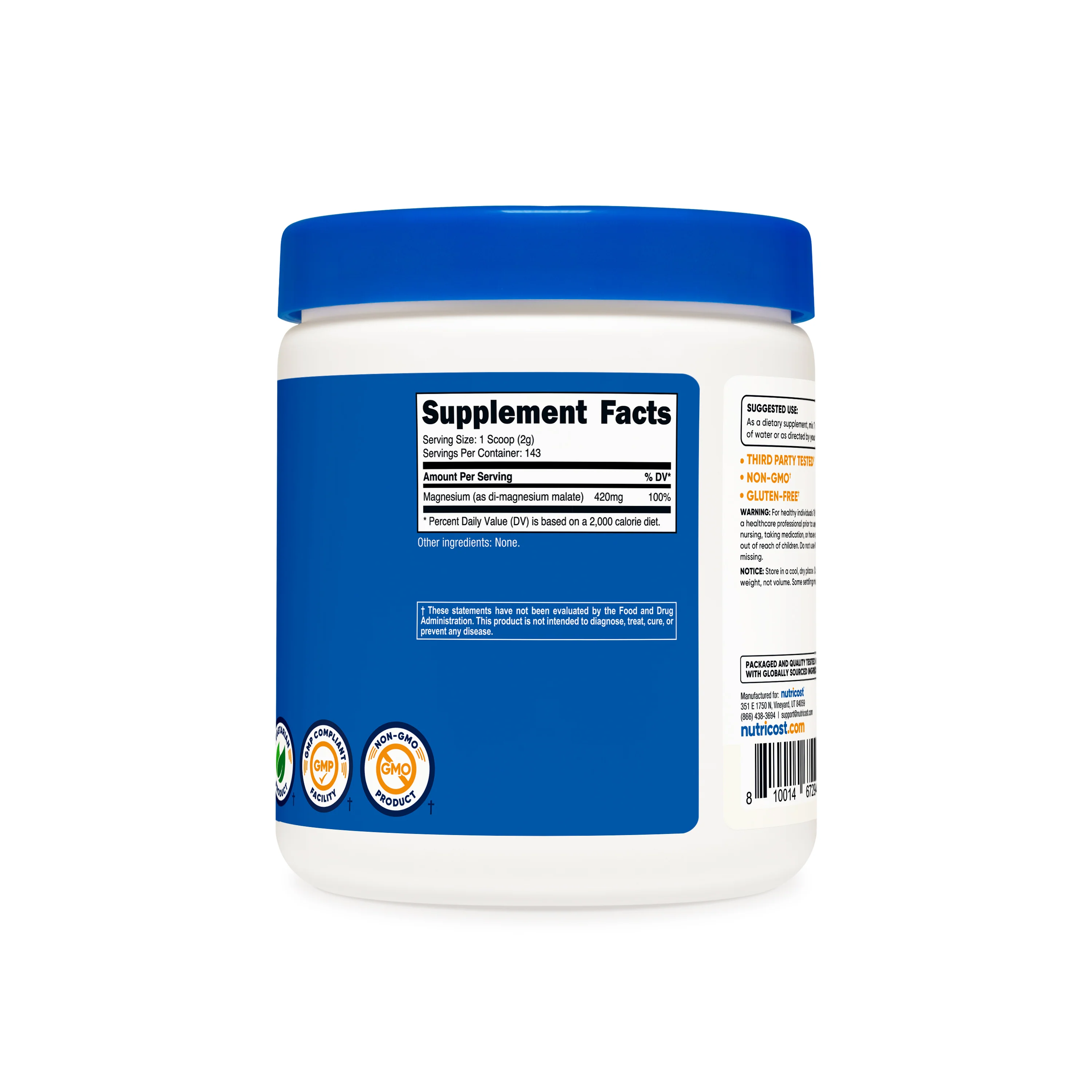 Nutricost Magnesium Malate Powder - Image 2