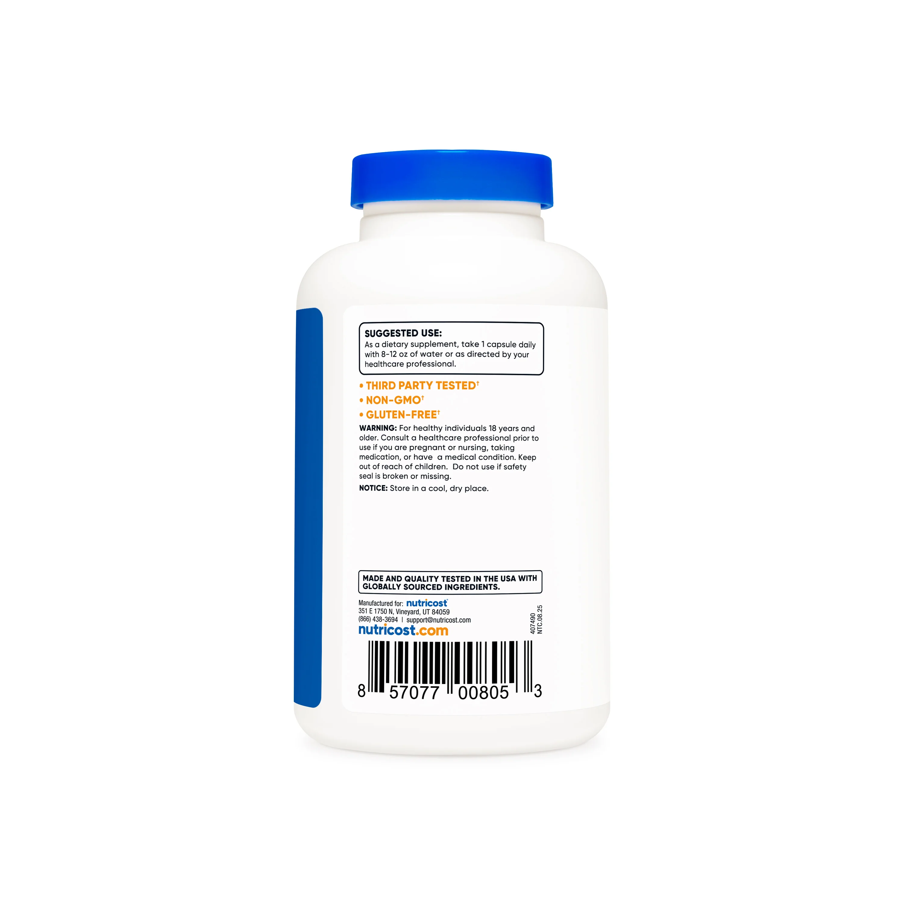 Nutricost Magnesium Oxide Capsules - Image 3