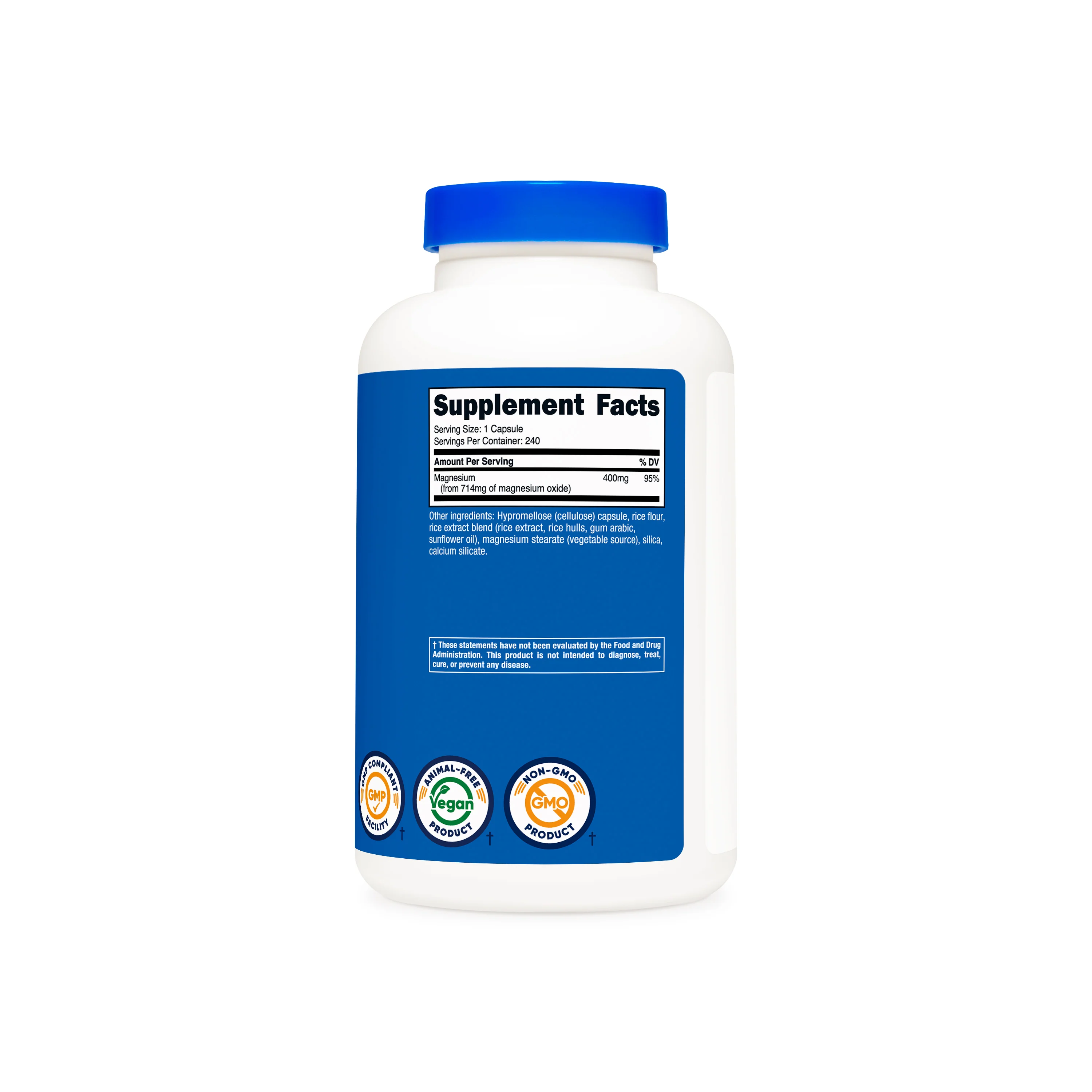 Nutricost Magnesium Oxide Capsules - Image 8
