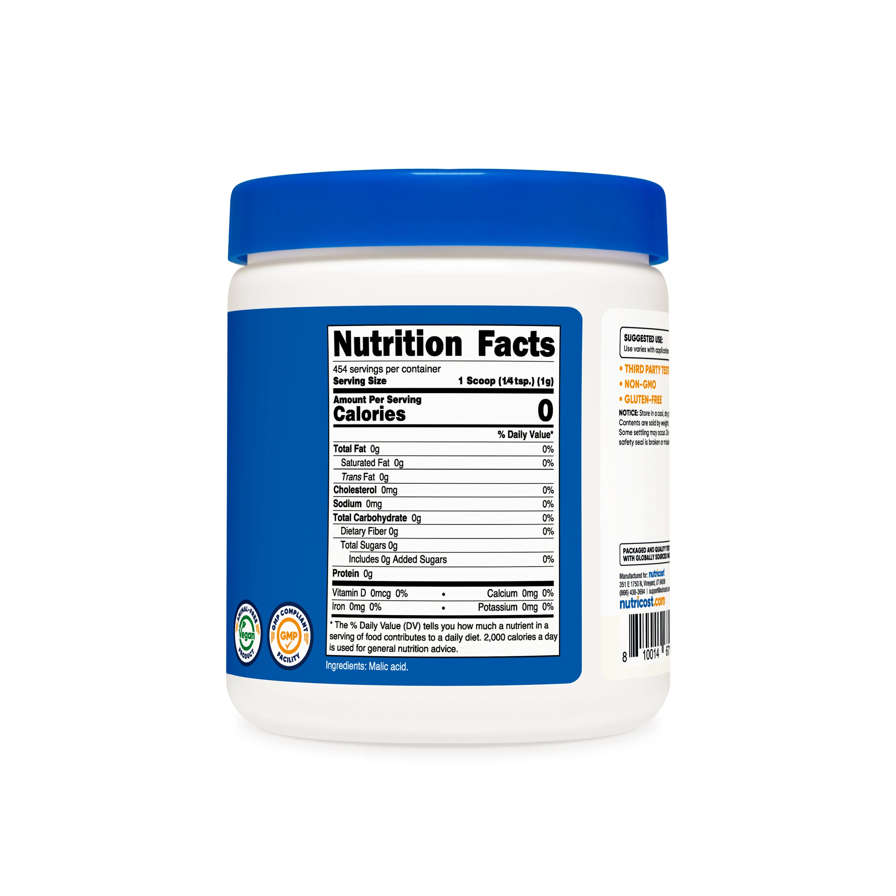 Nutricost Malic Acid Powder - Image 2