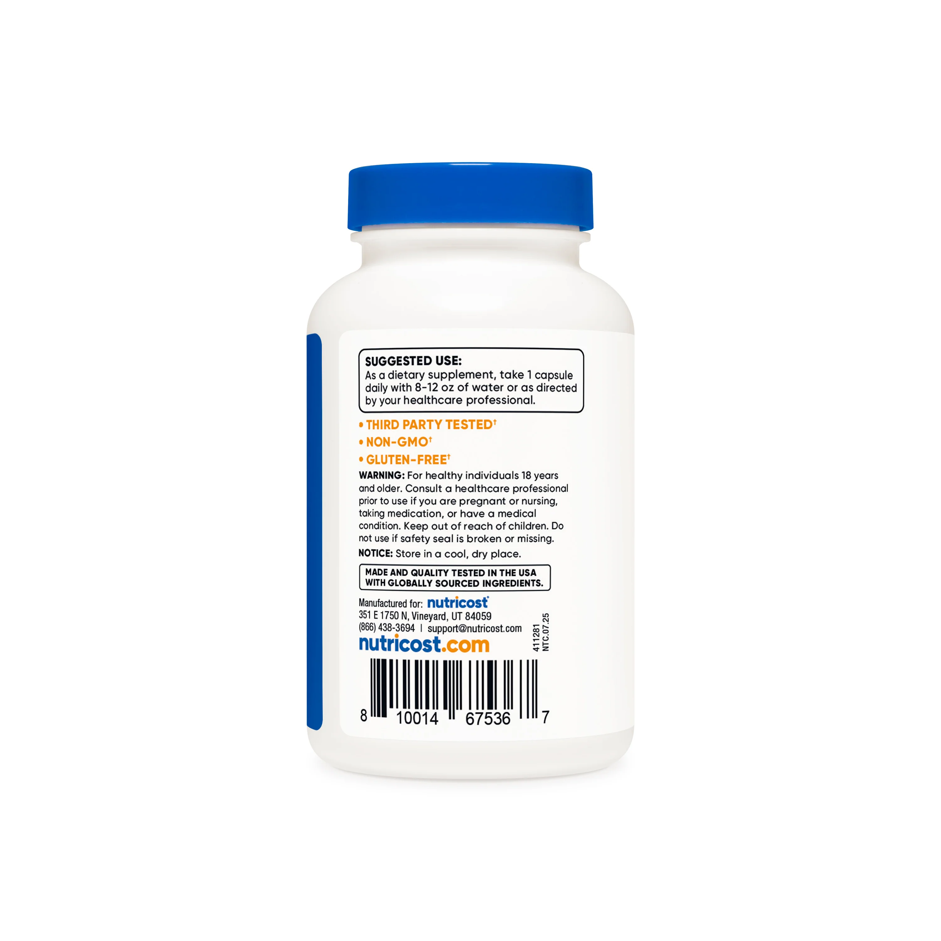 Nutricost N-Acetyl L-Cysteine (NAC) Capsules - Image 9