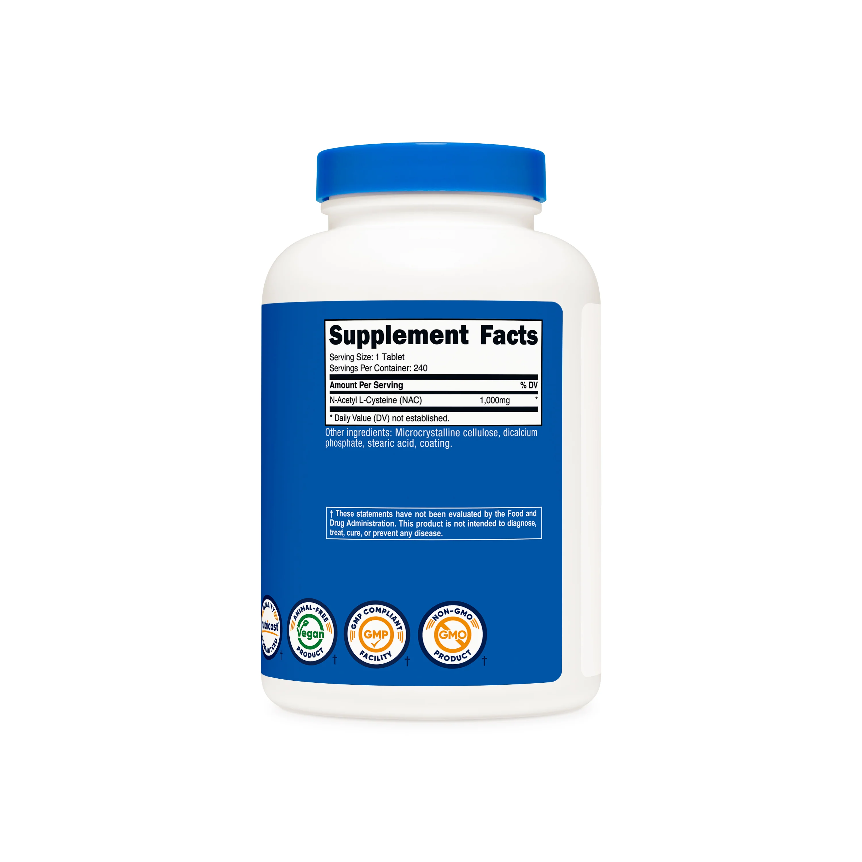 Nutricost N-Acetyl L-Cysteine (NAC) Tablets - Image 5