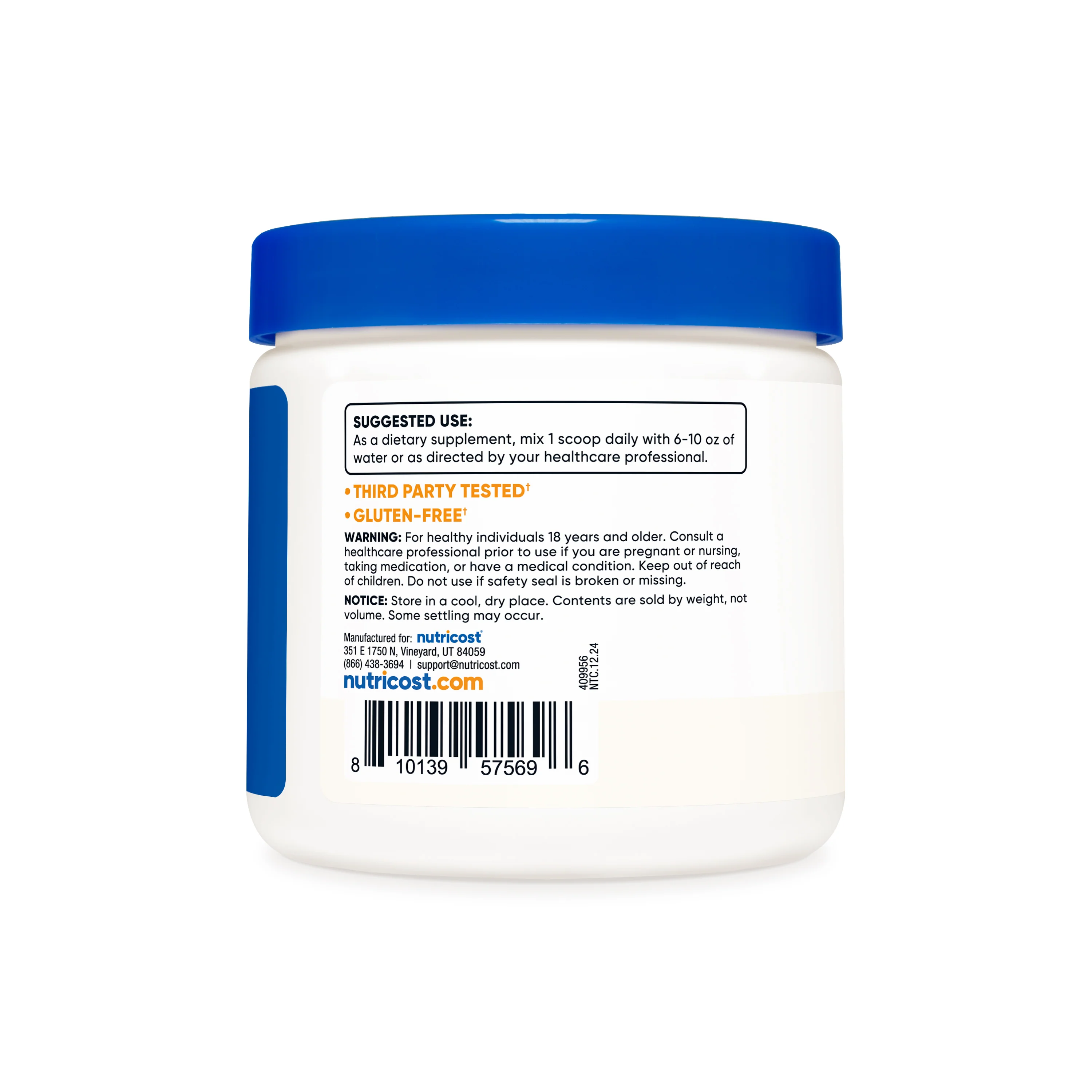 Nutricost N-Acetyl Cysteine (NAC) Vegetarian Powder - Image 3
