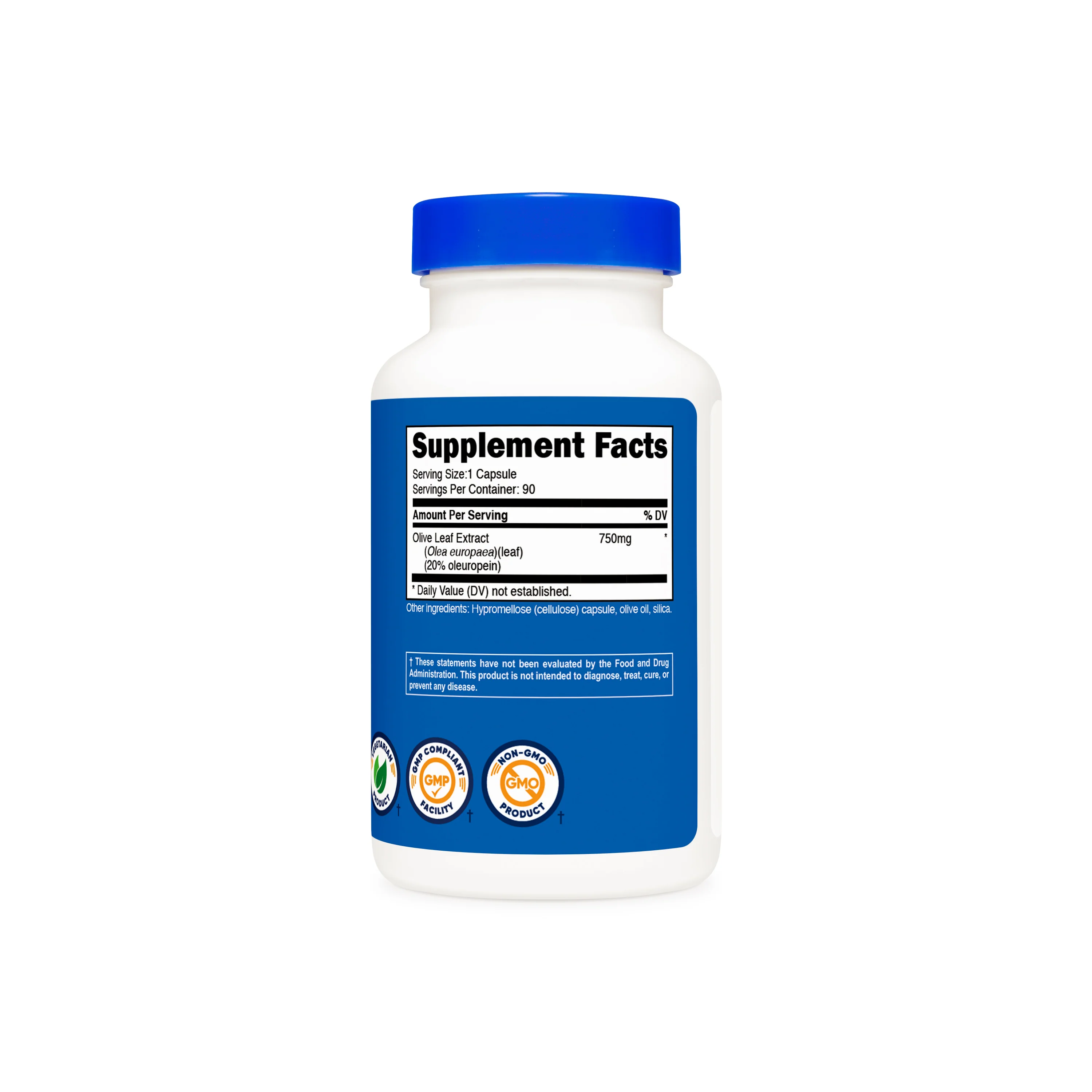 Nutricost Olive Leaf Capsules - Image 2