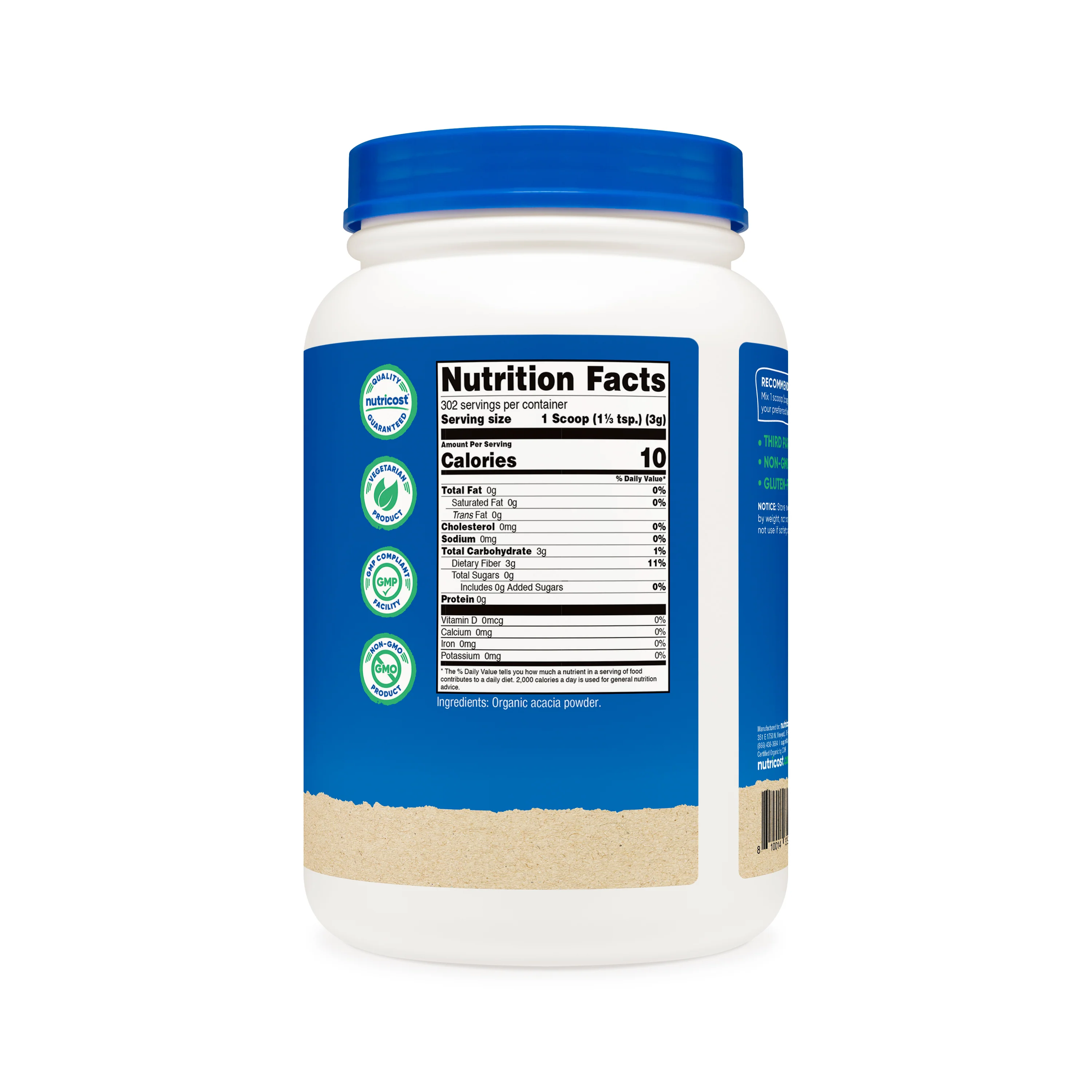 Nutricost Organic Acacia Fiber Powder - Image 2