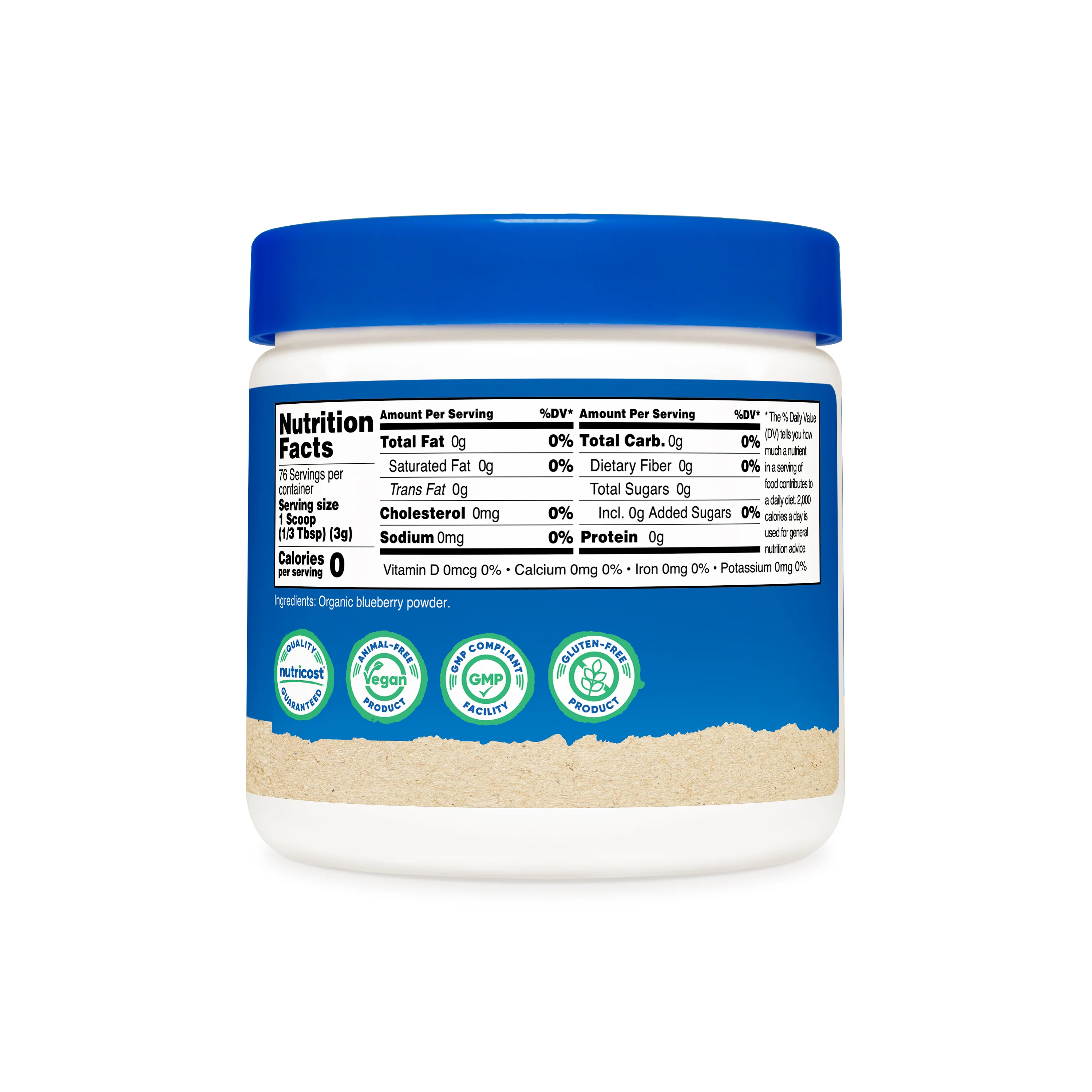 Nutricost Organic Blueberry Powder - Image 2