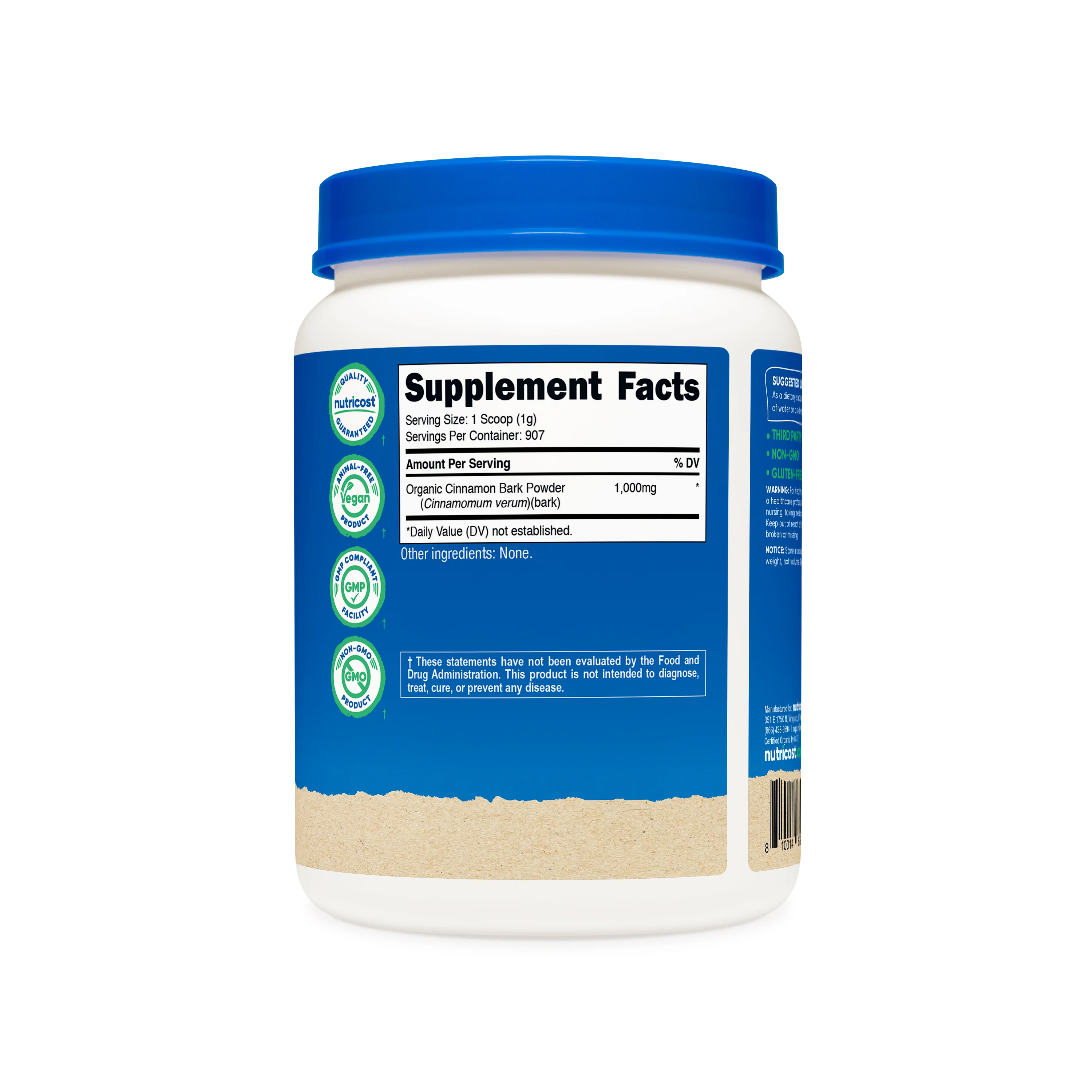 Nutricost Organic Ceylon Cinnamon Powder - Image 2