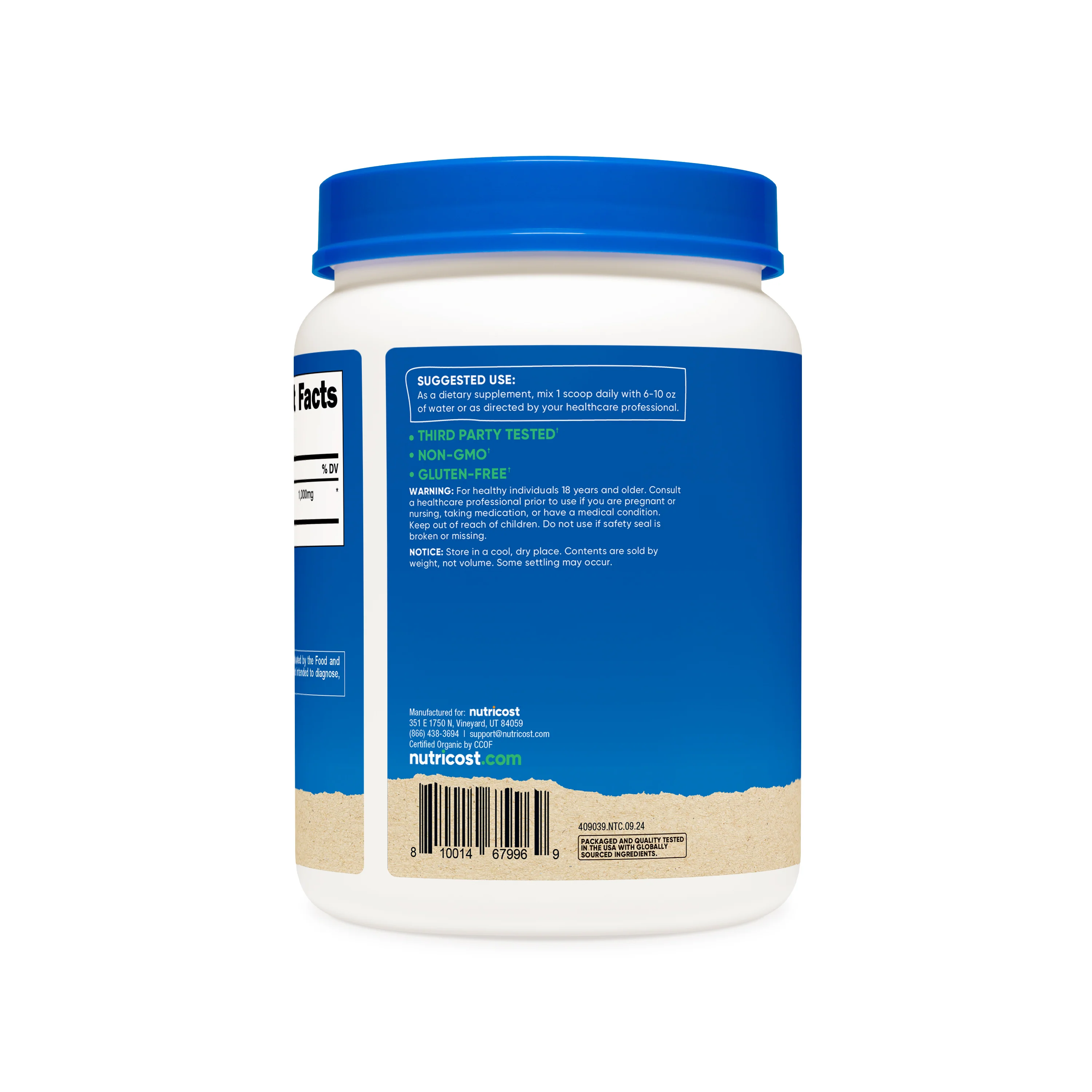 Nutricost Organic Ceylon Cinnamon Powder - Image 3