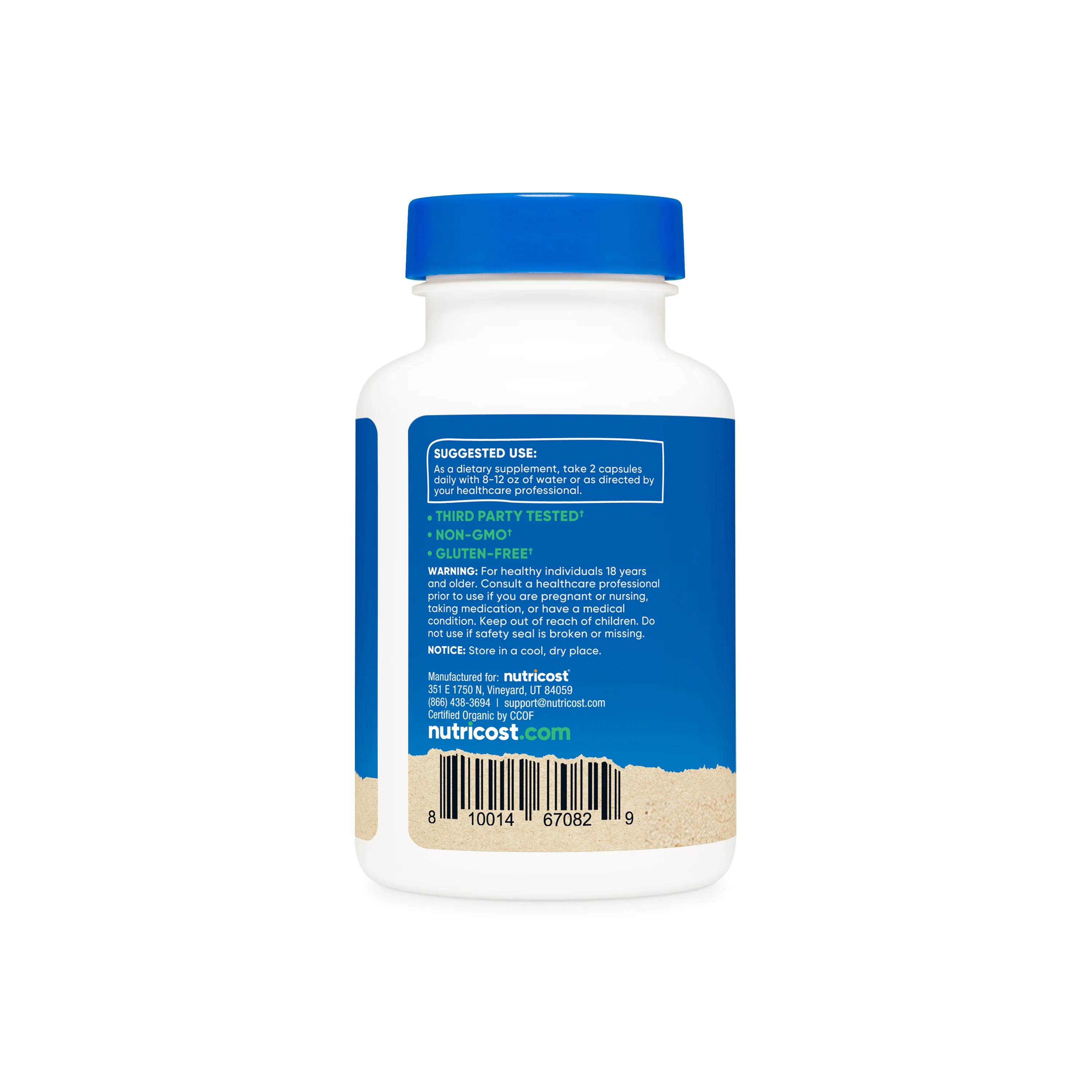 Nutricost Made With Organic Cordyceps Capsules - Image 6