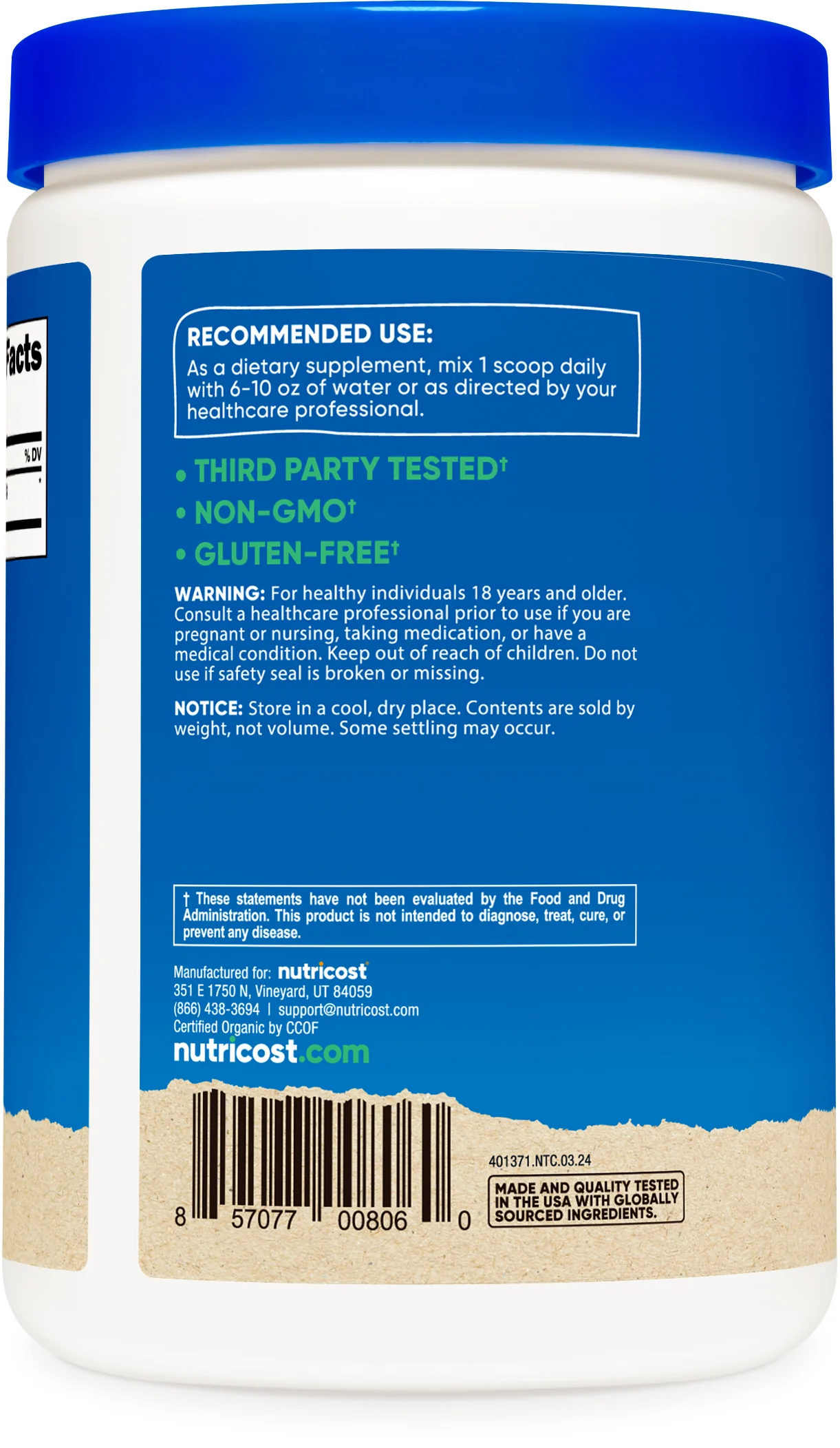 Nutricost Organic Cordyceps Powder - Image 6