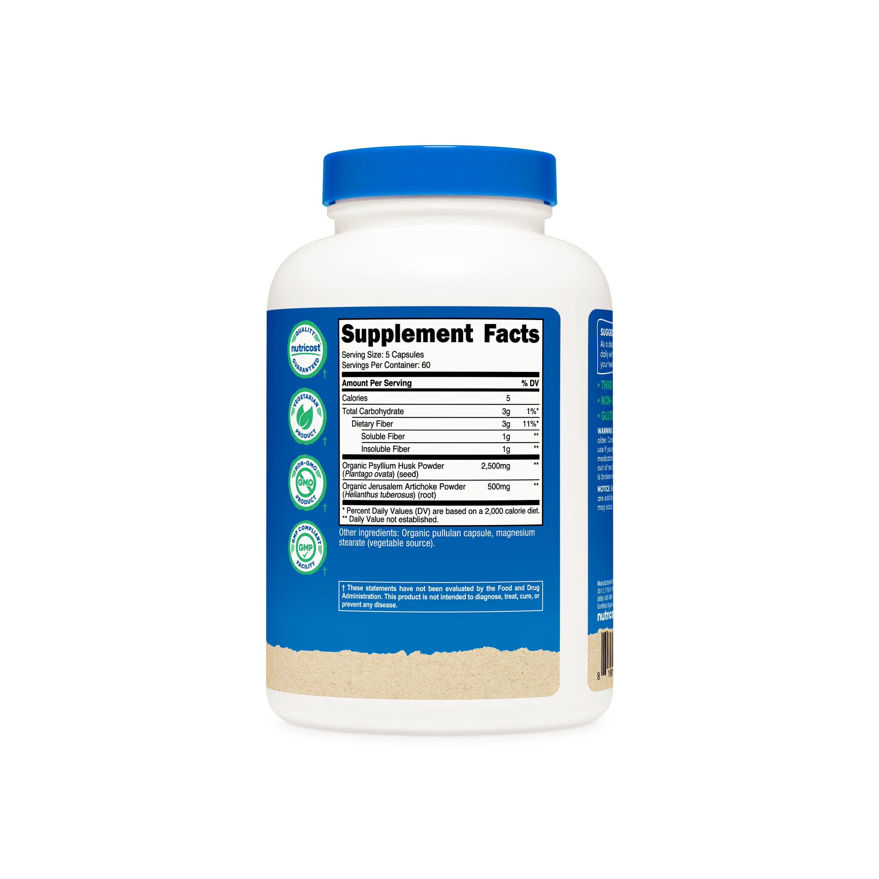 Nutricost Organic Fiber Capsules - Image 6