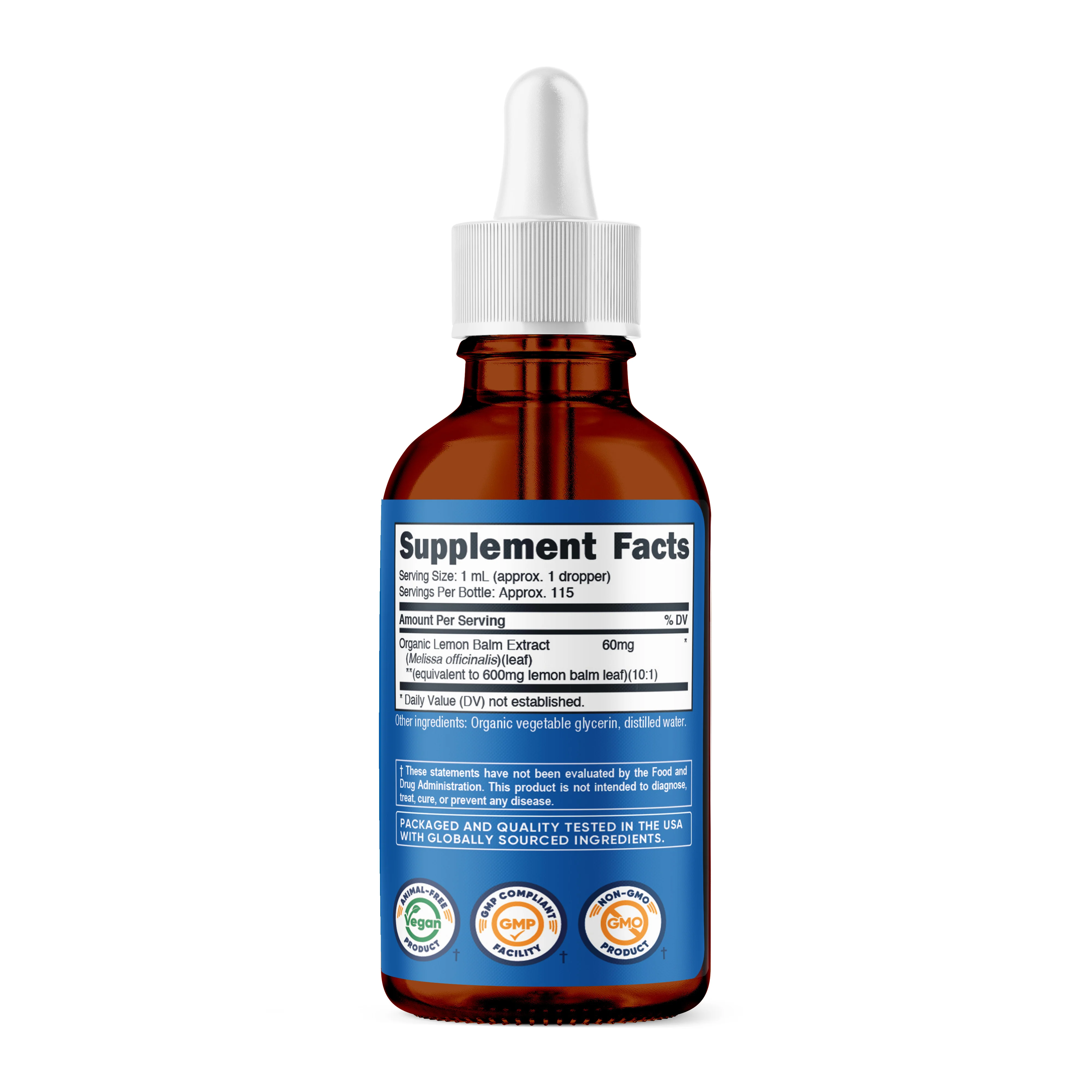 Nutricost Organic Lemon Balm Liquid Extract - Image 2