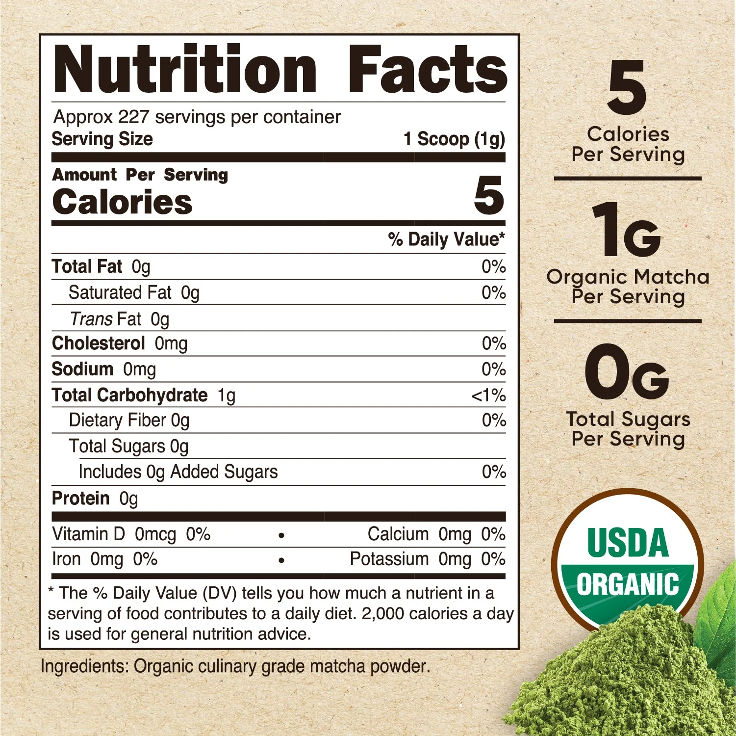Nutricost Organic Matcha Powder (Culinary Grade) - Image 2