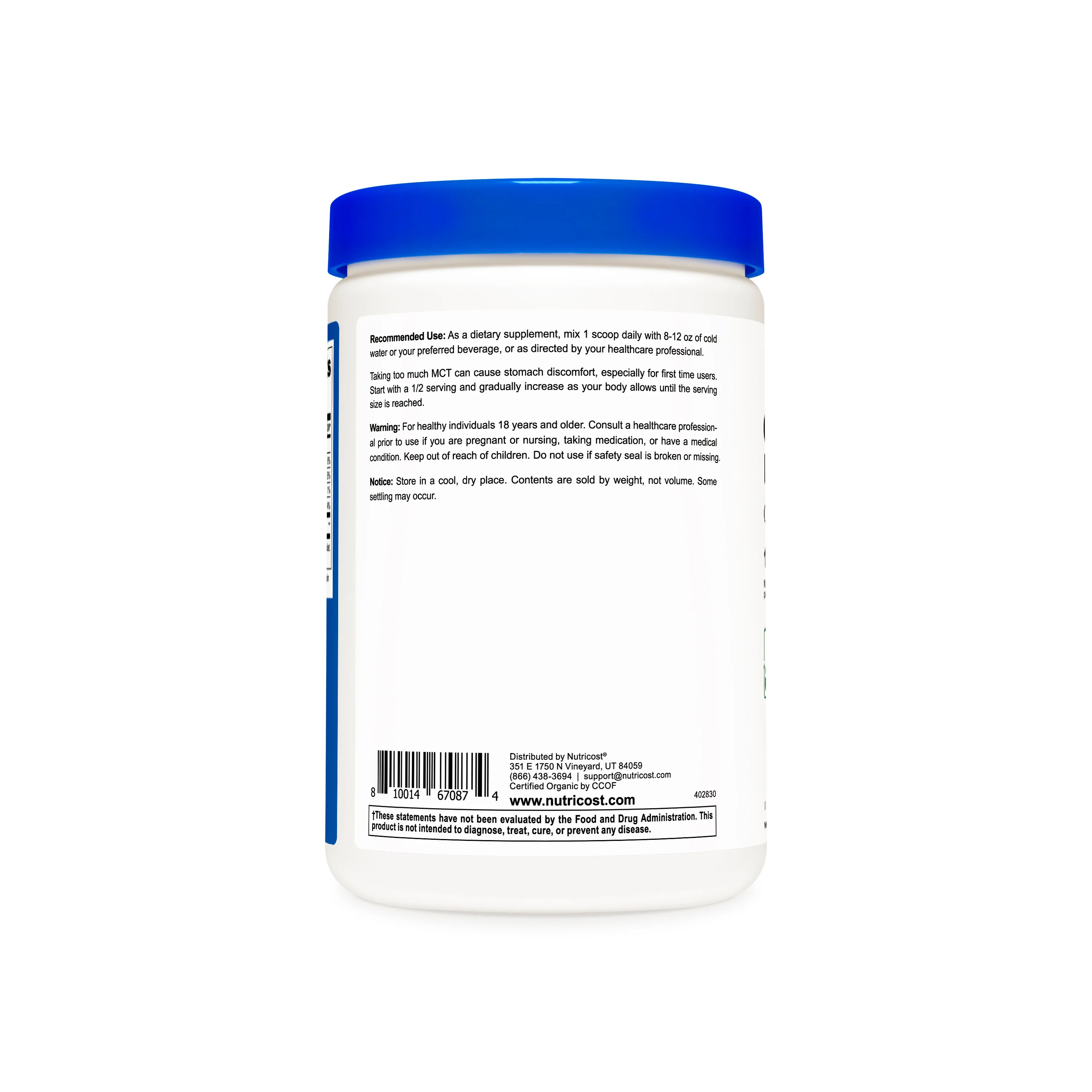 Nutricost Organic MCT Oil Powder - Image 6