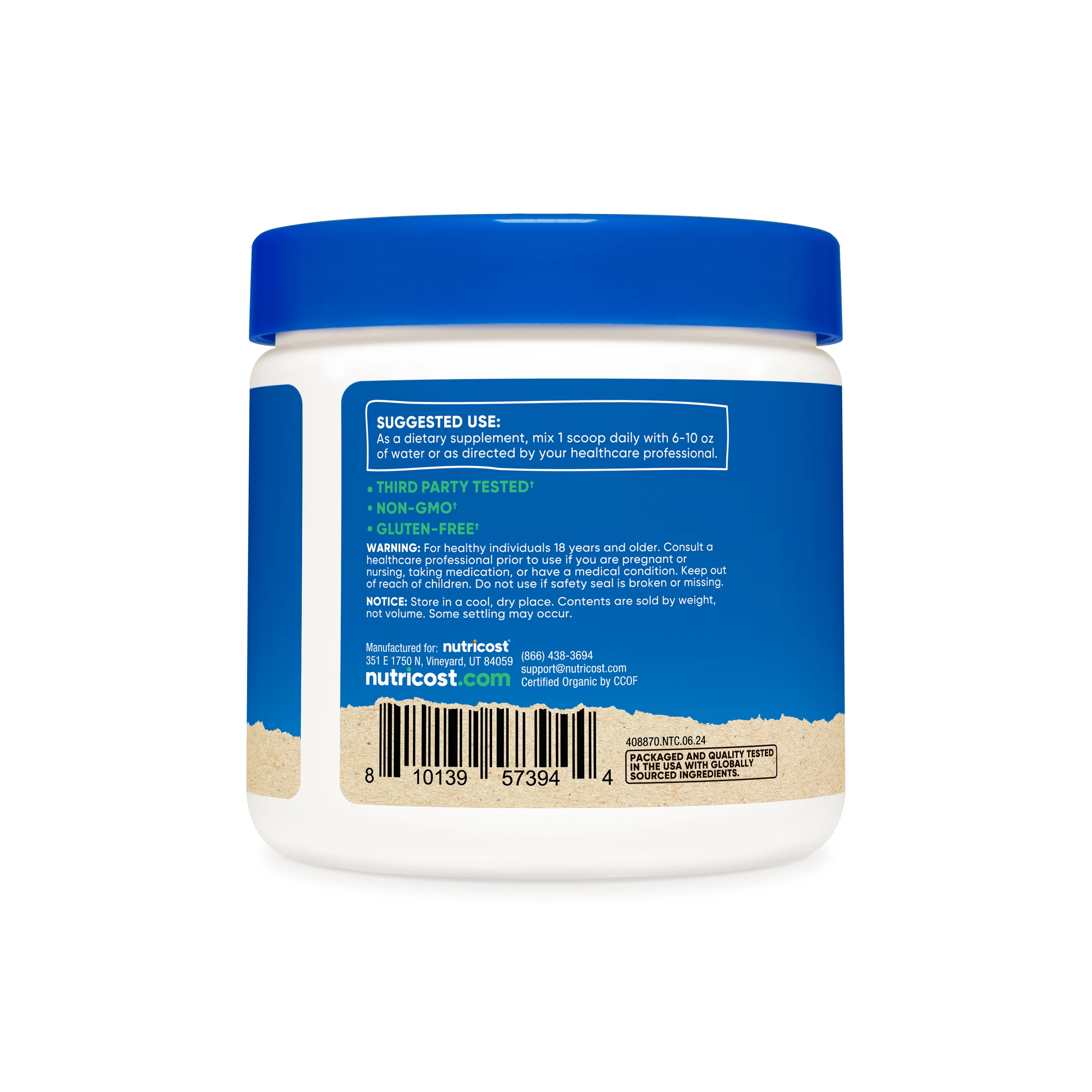 Nutricost Organic Milk Thistle Powder - Image 3