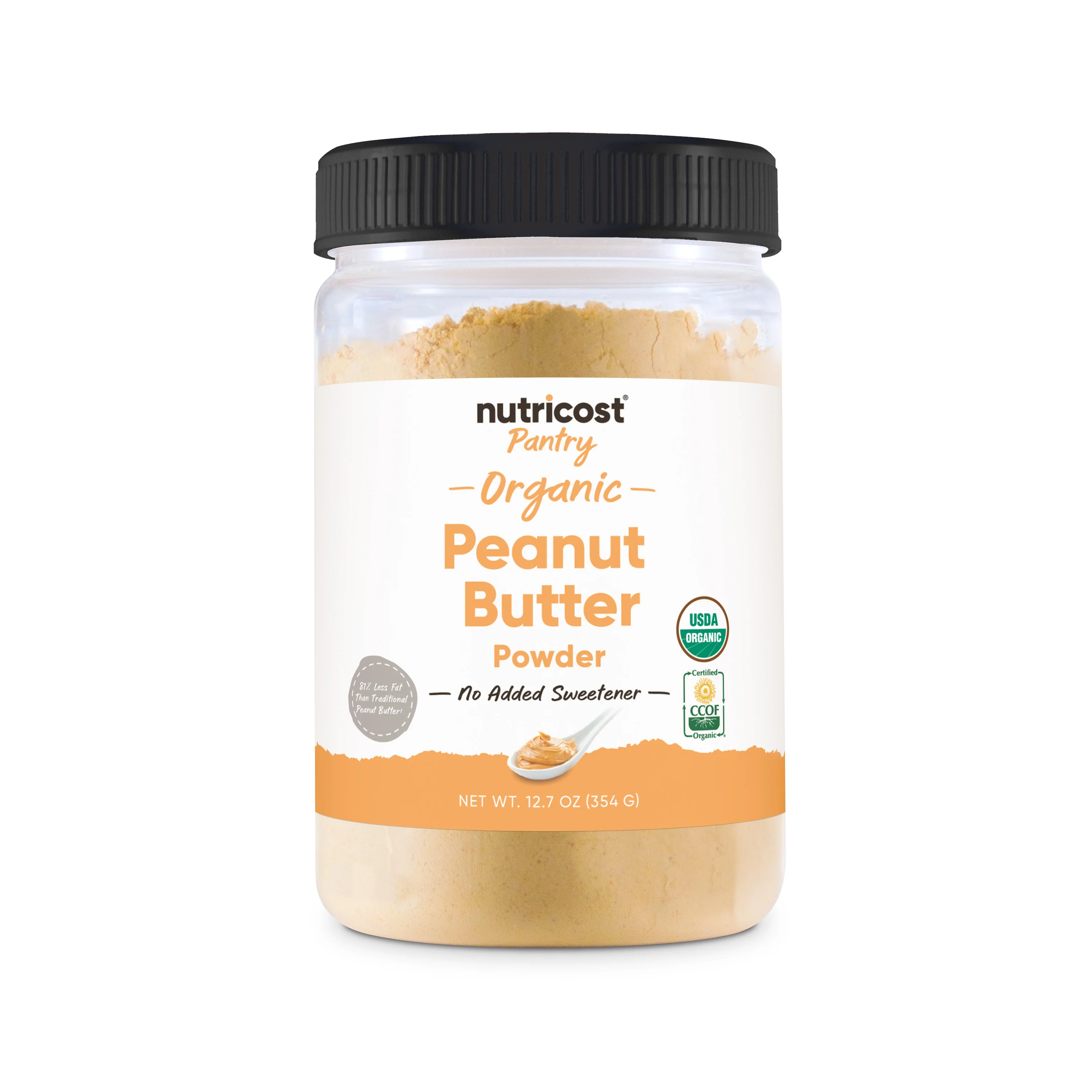 Nutricost Pantry Organic Peanut Butter Powder