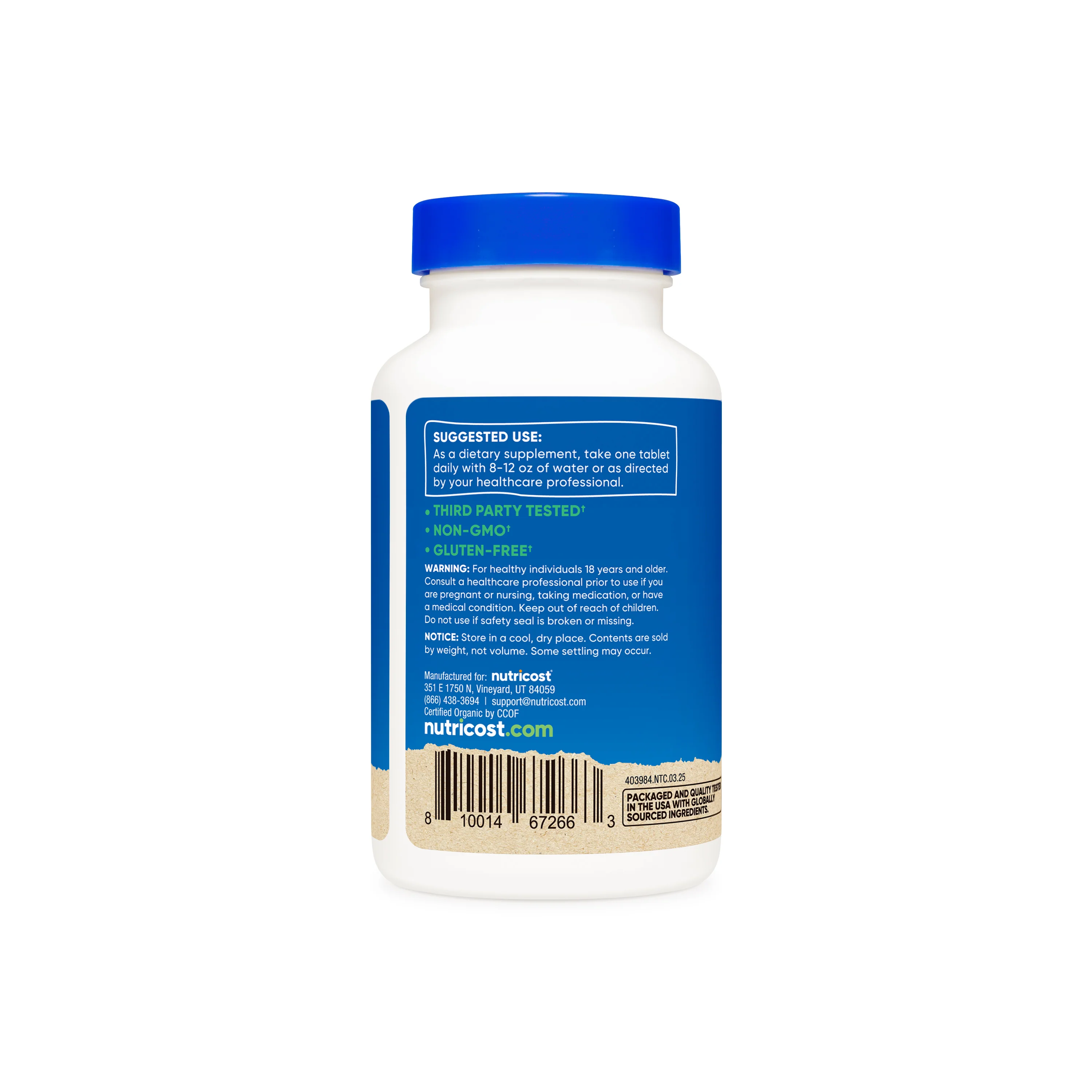 Nutricost Organic Spirulina Tablets - Image 2